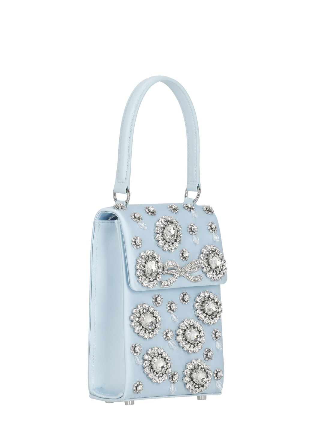 SELF PORTRAIT Bags.. Light Blue SS26313BLBLUESATINCRYSTALBLUE (self-portrait / ハンドバッグ・ショルダーバッグ ) | self-portrait (セルフ・ポートレイト)(2)