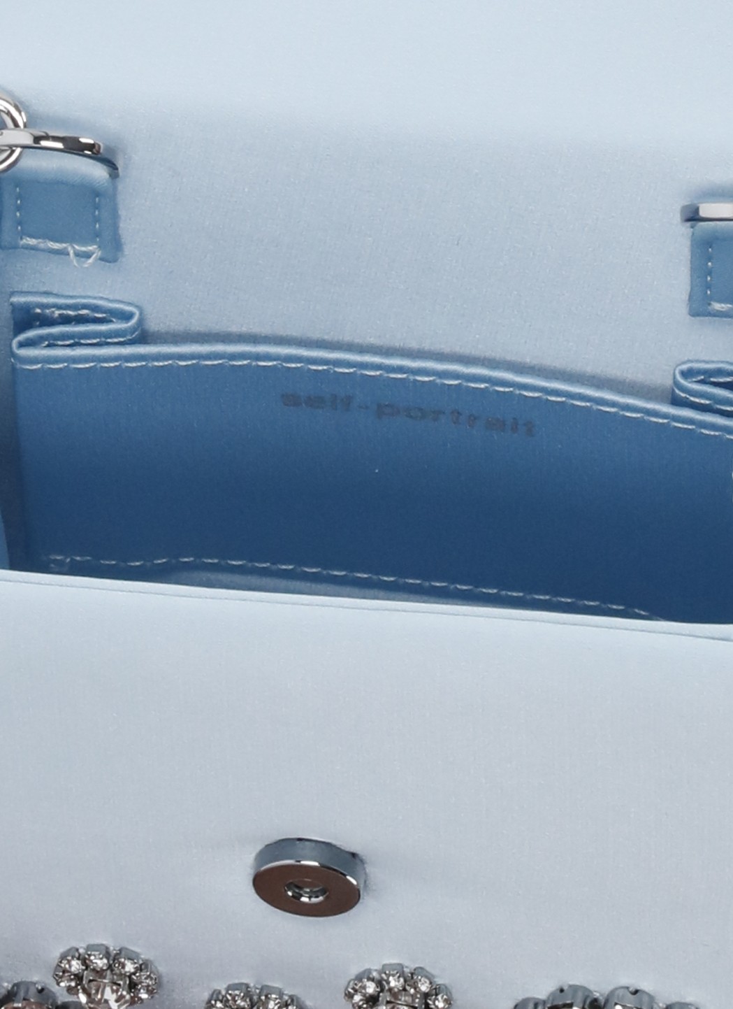 SELF PORTRAIT Bags.. Light Blue SS26313BLBLUESATINCRYSTALBLUE (self-portrait / ハンドバッグ・ショルダーバッグ ) | self-portrait (セルフ・ポートレイト)(5)