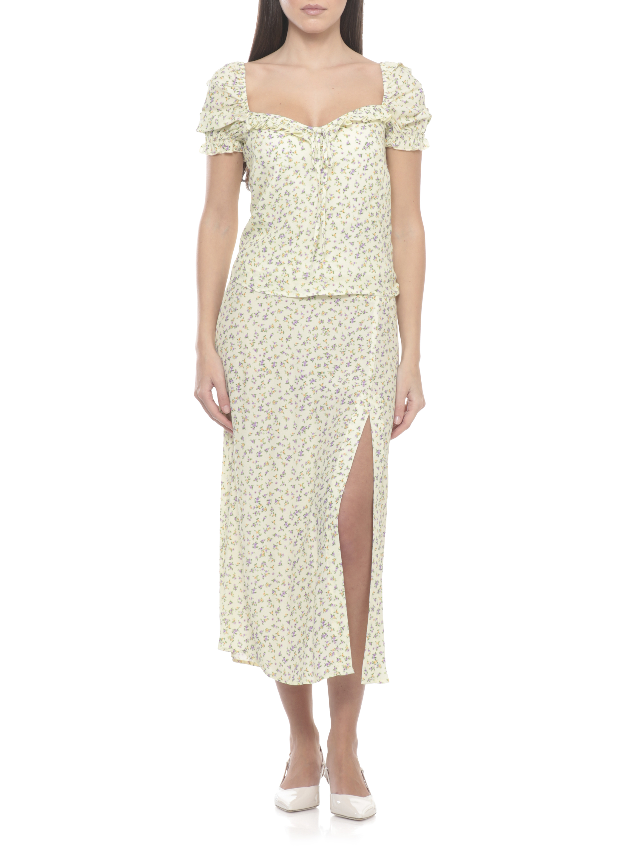 MAR DE MARGARITAS Top MMABW01554PTTS0053JASMINGIALLINO (MAR DE MARGARITAS / シャツ・ブラウス ) | MAR DE MARGARITAS (マール デ マルガリータス)(4)