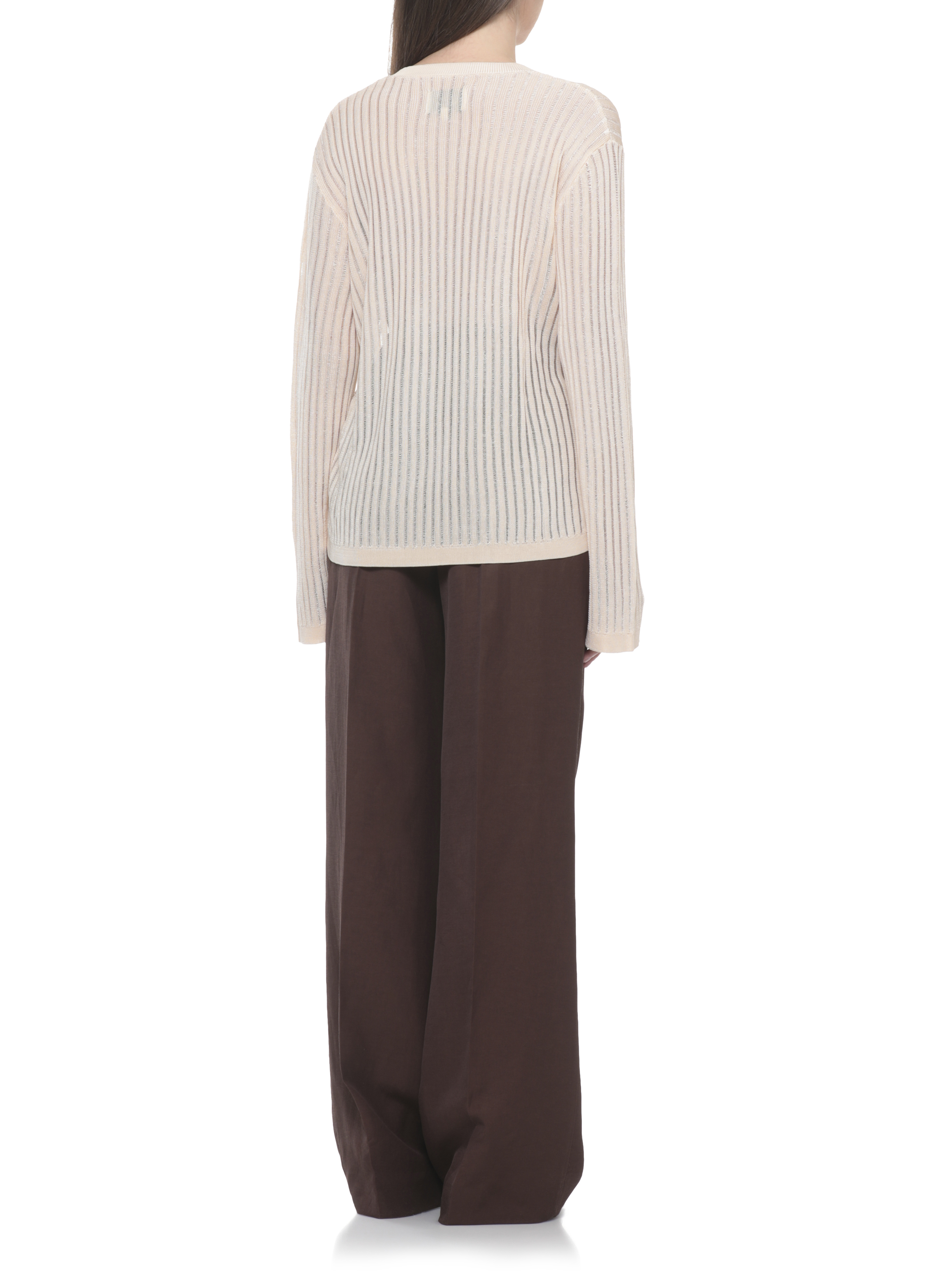 LOULOU DE SAISON Sweaters Pink HEDORALIGHTPINK (LOULOU STUDIO / ニット・セーター・カーディガン ) | LOULOU STUDIO (ルルスタジオ)(3)