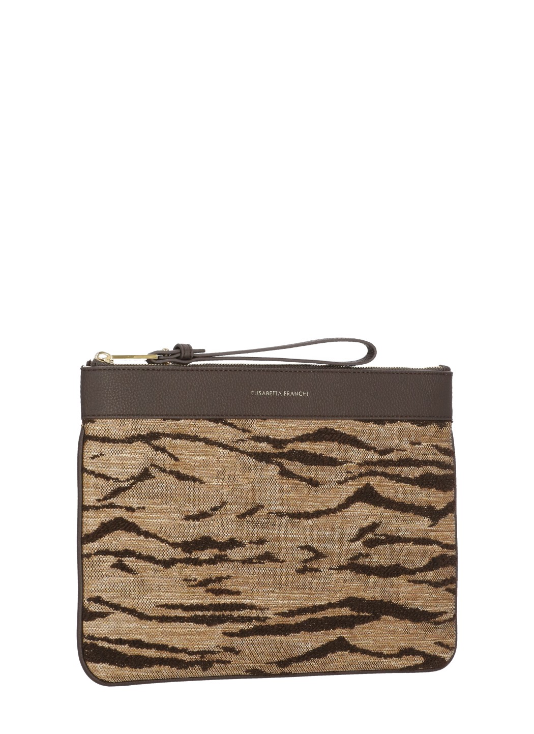 Elisabetta Franchi Bags.. Brown BS12A62E2470 (Elisabetta Franchi / クラッチバッグ・ポーチ ) | Elisabetta Franchi (エリザベッタ フランキ)(1)