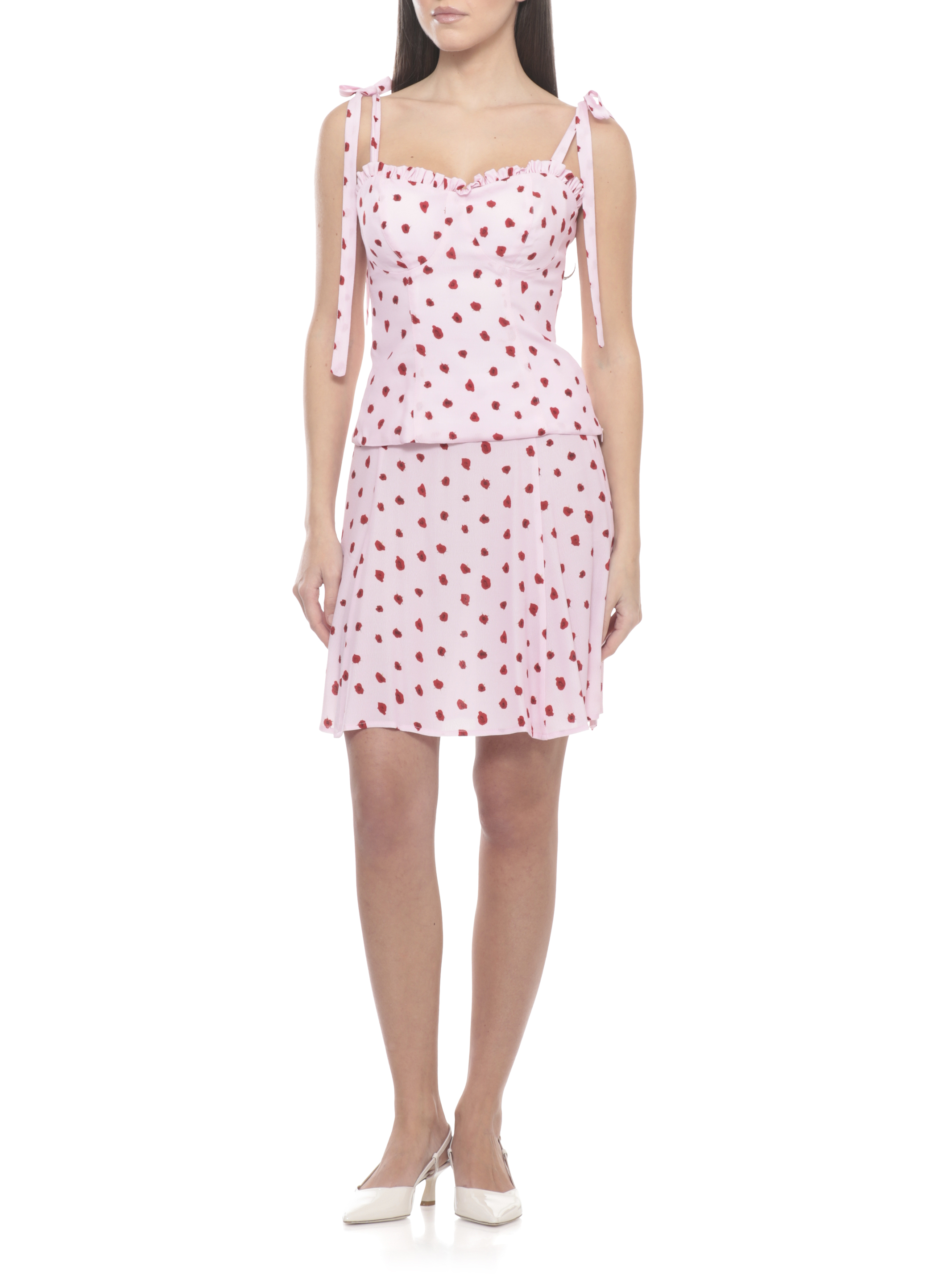 MAR DE MARGARITAS Top Pink MMABW01552PTTS0053ROSEROSA (MAR DE MARGARITAS / タンクトップ・キャミソール ) | MAR DE MARGARITAS (マール デ マルガリータス)(4)