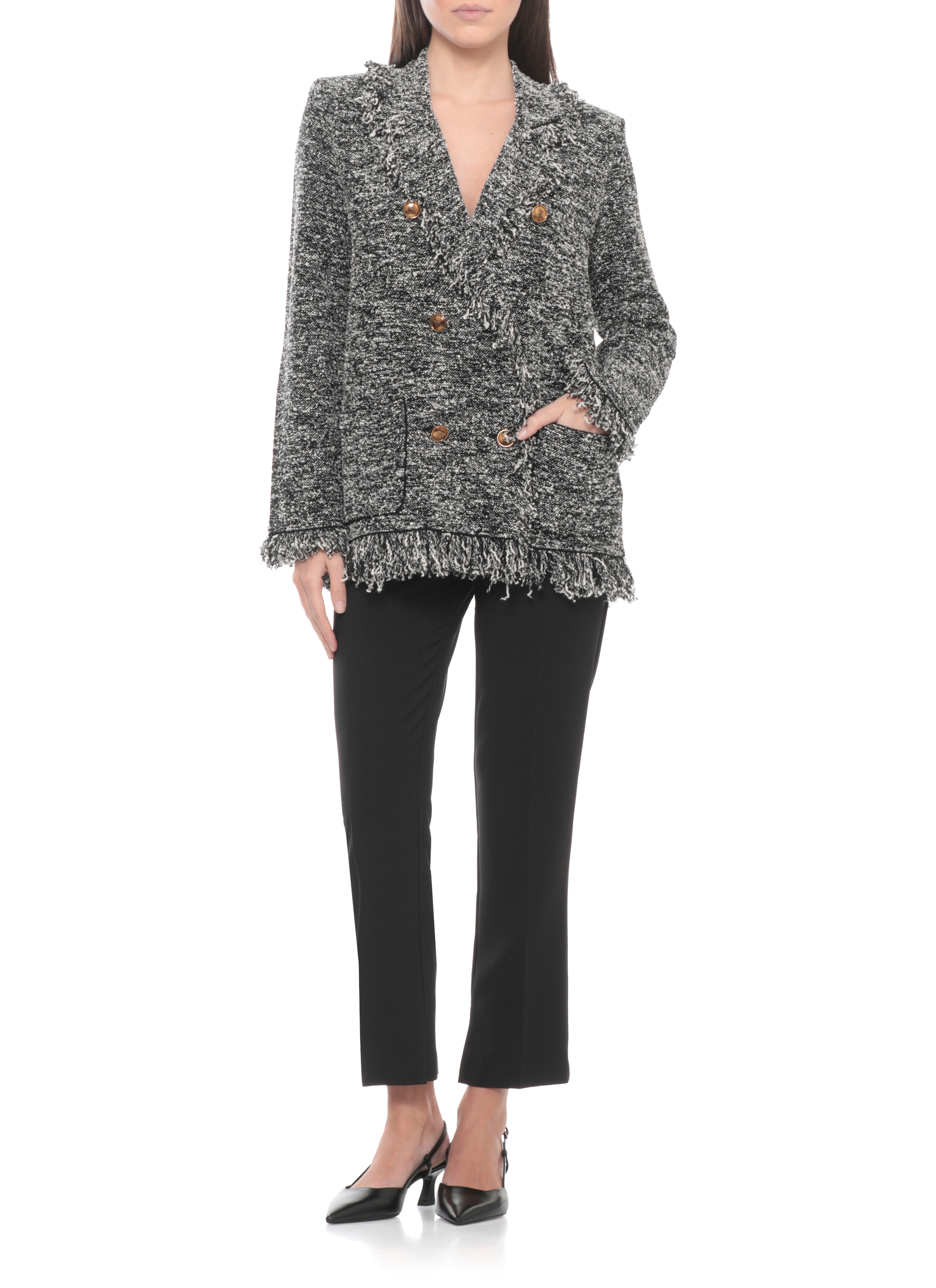 Elisabetta Franchi Trousers PA16661E2110 (Elisabetta Franchi / パンツ ) | Elisabetta Franchi (エリザベッタ フランキ)(4)