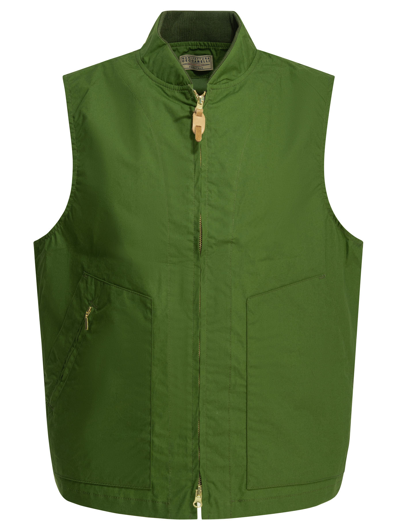 "New Travel Vest" sleeveless jacket 6913CELIGHT (MANIFATTURA CECCARELLI / カジュアルジャケット ) | MANIFATTURA CECCARELLI (マニファットゥーラ チェッカレッリ)