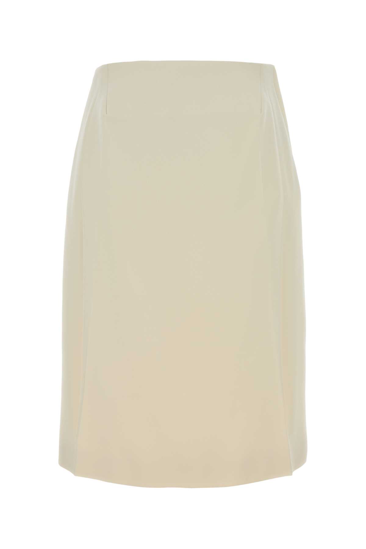 Ivory crepe skirt J03MA0291J70218102 (Jil Sander / スカート ) | Jil Sander (ジルサンダー)