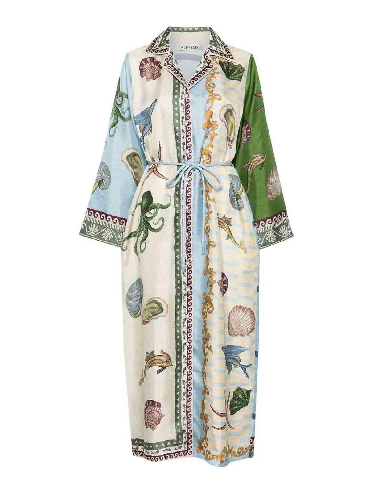 Bath House Silk Shirtdress 4857DMULTI (ALÉMAIS / ワンピース・ドレス・オールインワン ) | ALÉMAIS (アレメ)