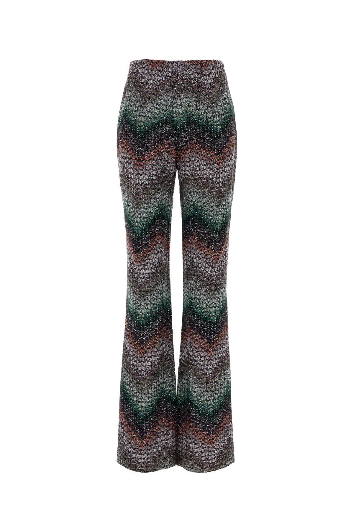 Embroidered viscose blend flared pant DS26SI0GBC0065SMSNR (MISSONI / パンツ ) | MISSONI (ミッソー二)(1)