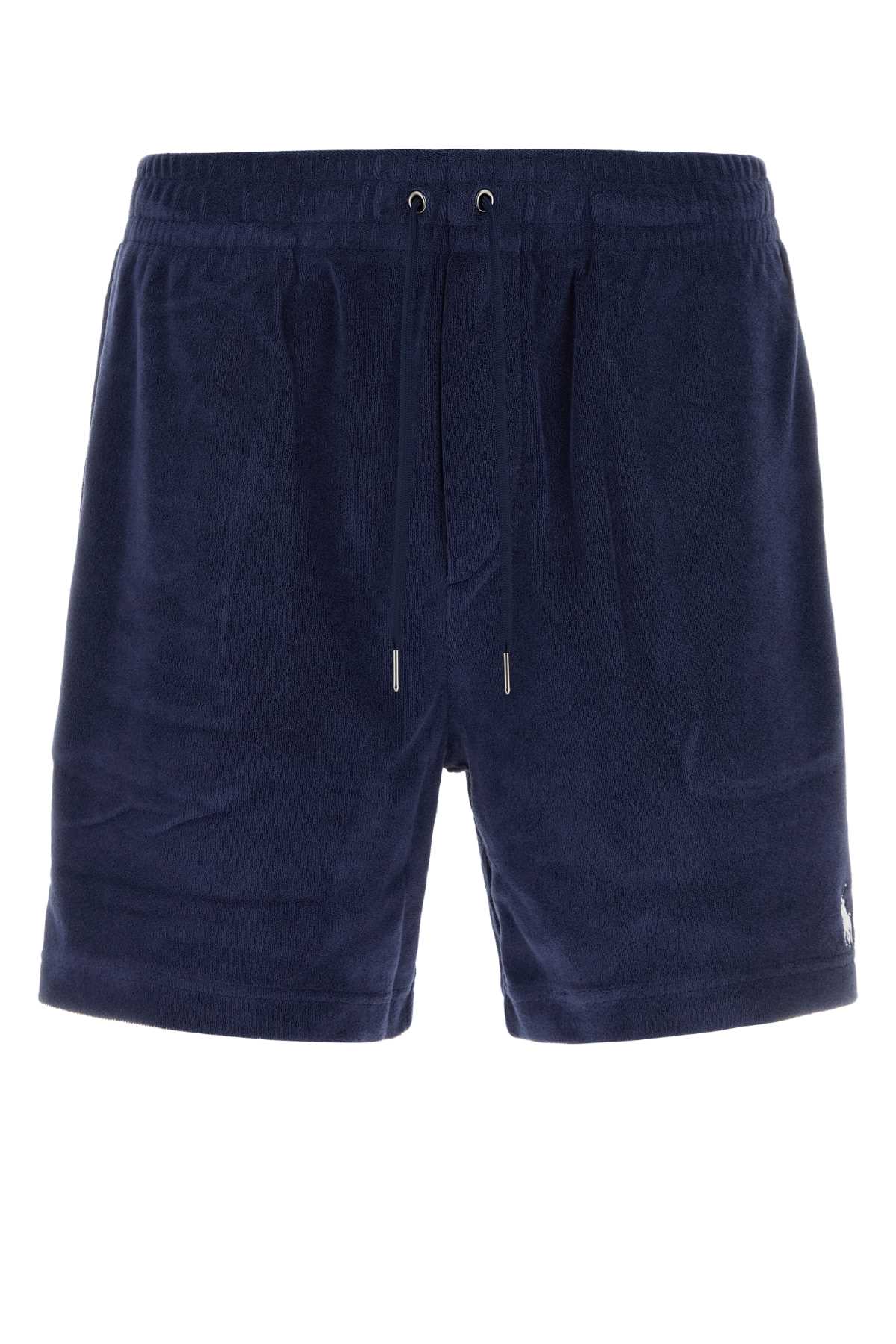 Navy blue terry fabric bermuda shorts 710A12490002 (Polo Ralph Lauren / ショートパンツ ) | Polo Ralph Lauren (ポロ ラルフ ローレン)