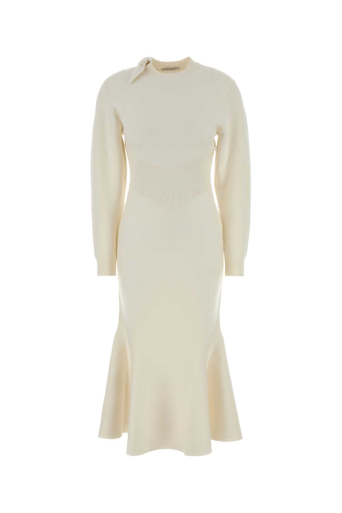 Ivory stretch wool blend dress BW22RP4ZT2105 (GIVENCHY / ワンピース・ドレス・オールインワン ) | GIVENCHY (ジバンシィ)