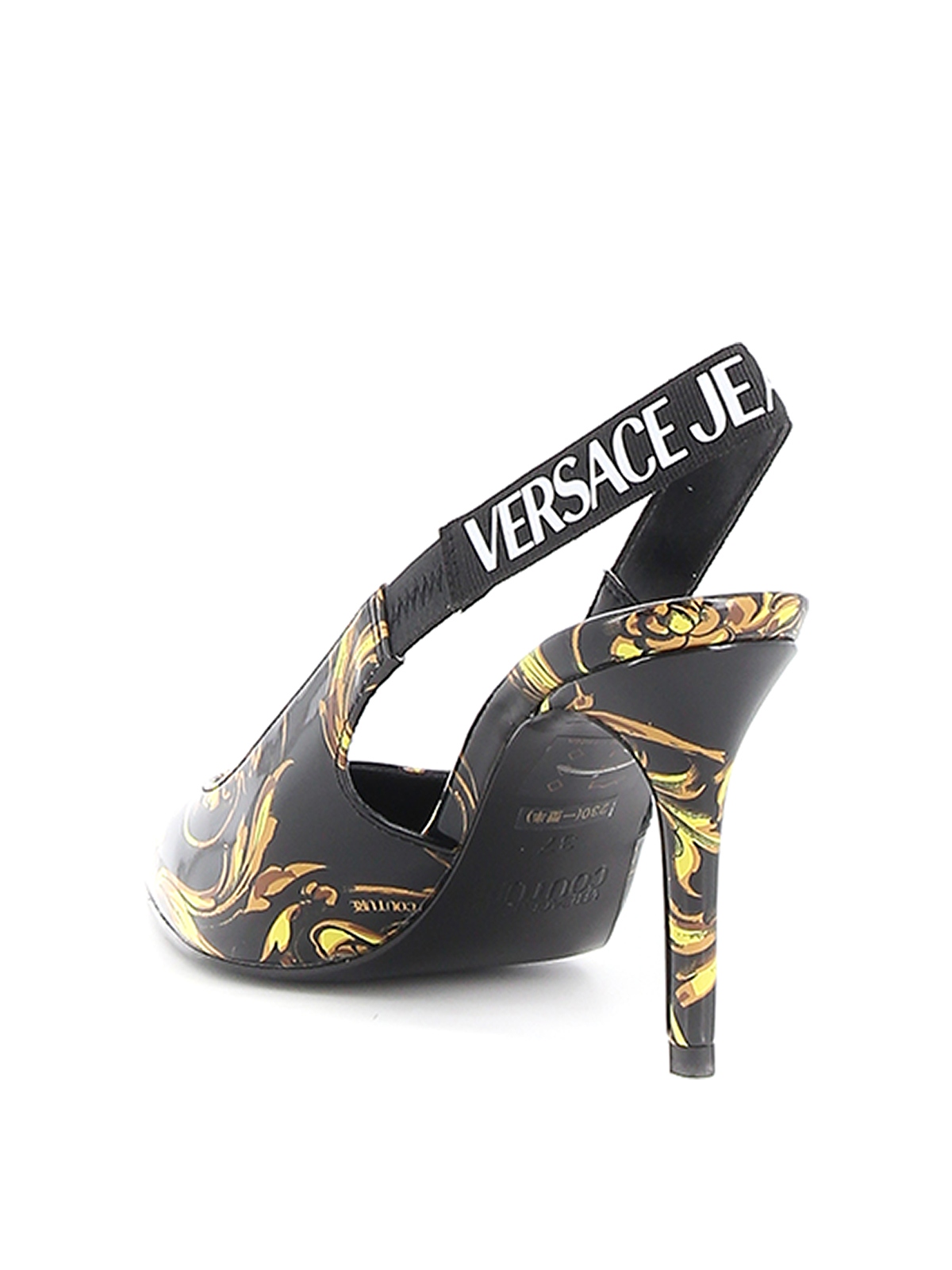 Baroque print slingbacks 72VA3S5271982G89 (VERSACE JEANS COUTURE / パンプス・ハイヒール ) | VERSACE JEANS COUTURE (ヴェルサーチェ ジーンズ クチュール)(3)