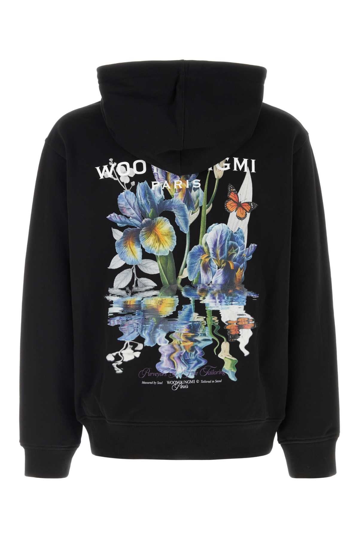 Black cotton sweatshirt W261TS36741B (WOOYOUNGMI / Tシャツ・カットソー ) | WOOYOUNGMI (ウーヨンミ)(1)