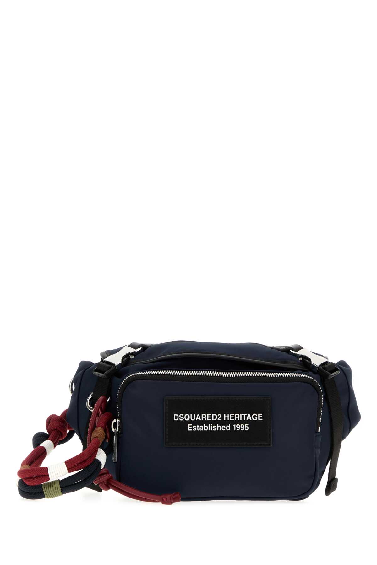 Navy blue fabric belt bag BBM007861700001M1589 (Dsquared2 / ボディ・ベルトバッグ ) | Dsquared2 (ディースクエアード)