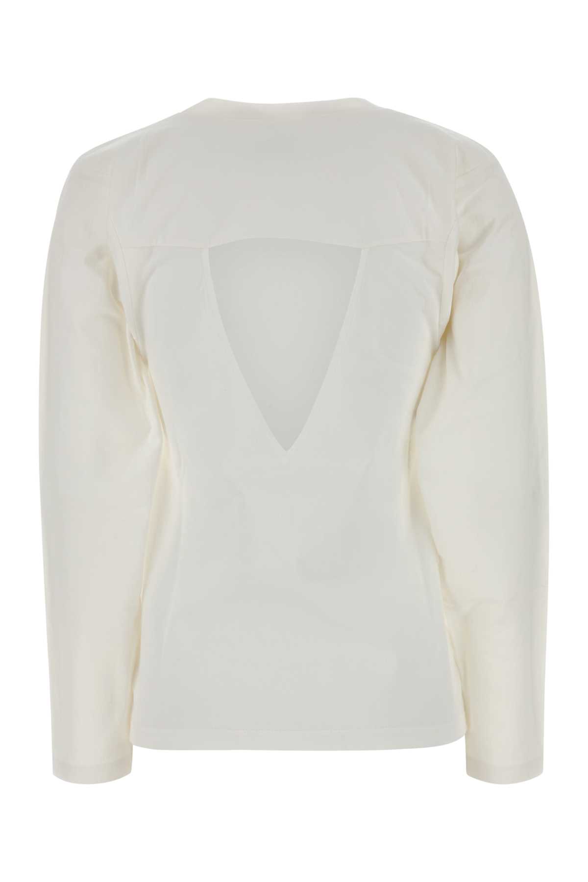 White cotton t-shirt J03GC0158J20358100 (Jil Sander / Tシャツ・カットソー ) | Jil Sander (ジルサンダー)(1)