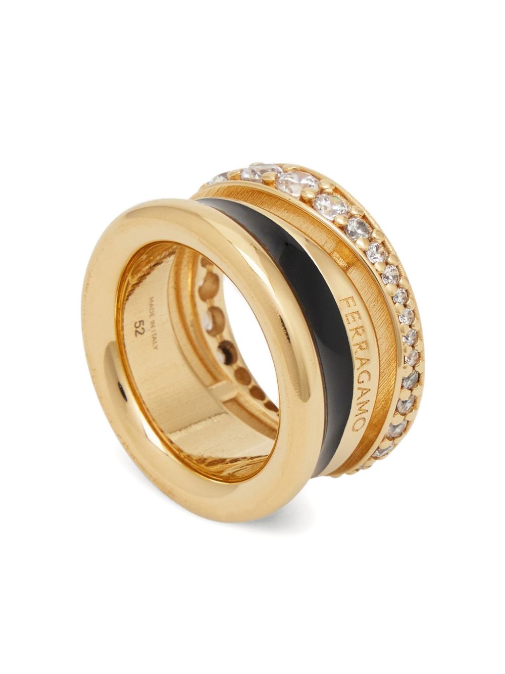 Ferragamo Bijoux 760925790650OROBLACKCRYSTAL (FERRAGAMO / リング ) | FERRAGAMO (フェラガモ)(2)