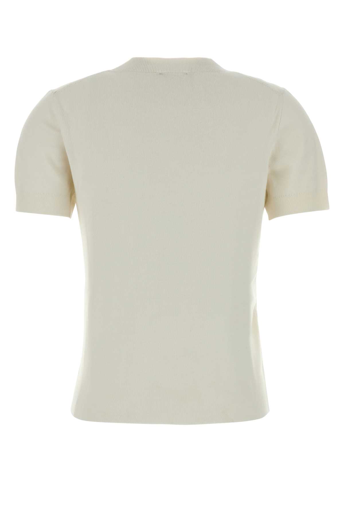 White knit Sunny t-shirt LV147E303GYAS (Calvin Klein / Tシャツ・カットソー ) | Calvin Klein (カルバン・クライン)(1)