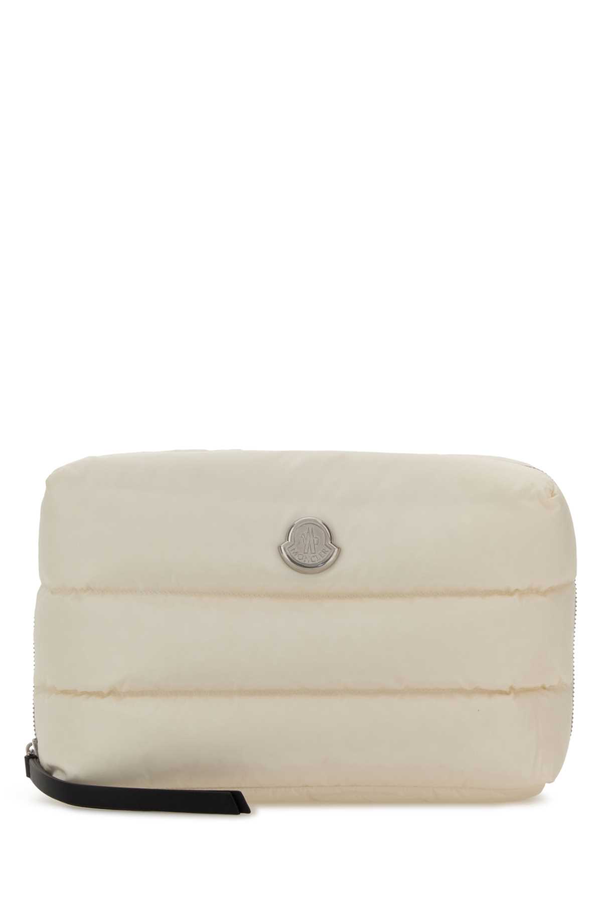 White fabric beauty case L109B6A00003M6275051 (Moncler / クラッチバッグ・ポーチ ) | Moncler (モンクレール)