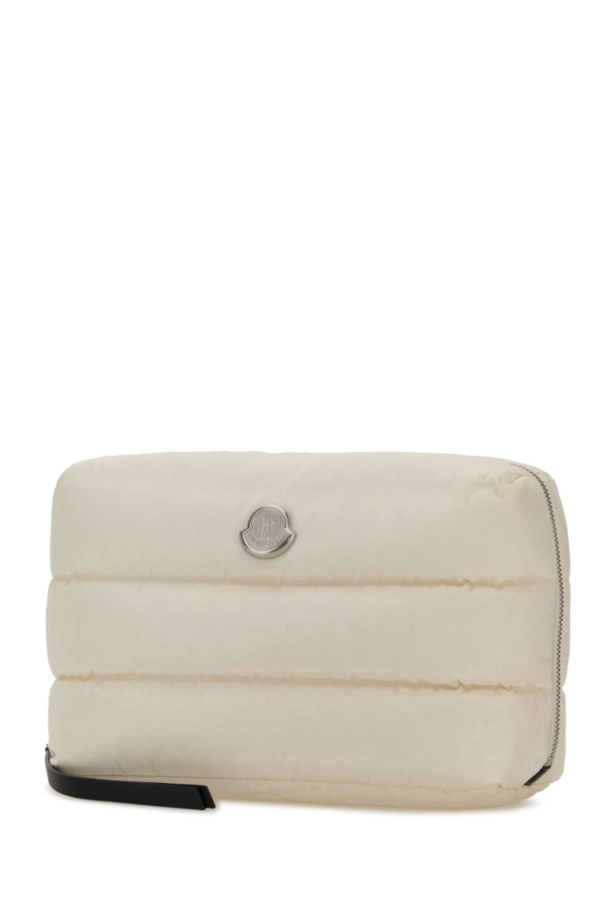 White fabric beauty case L109B6A00003M6275051 (Moncler / クラッチバッグ・ポーチ ) | Moncler (モンクレール)(1)