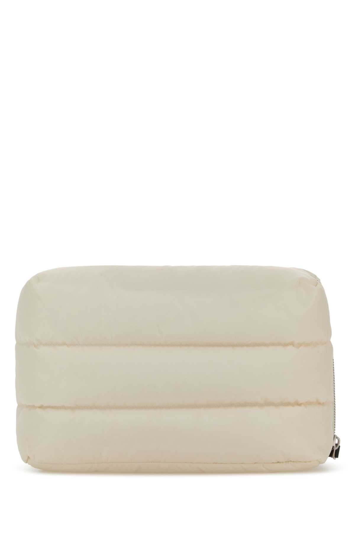 White fabric beauty case L109B6A00003M6275051 (Moncler / クラッチバッグ・ポーチ ) | Moncler (モンクレール)(2)