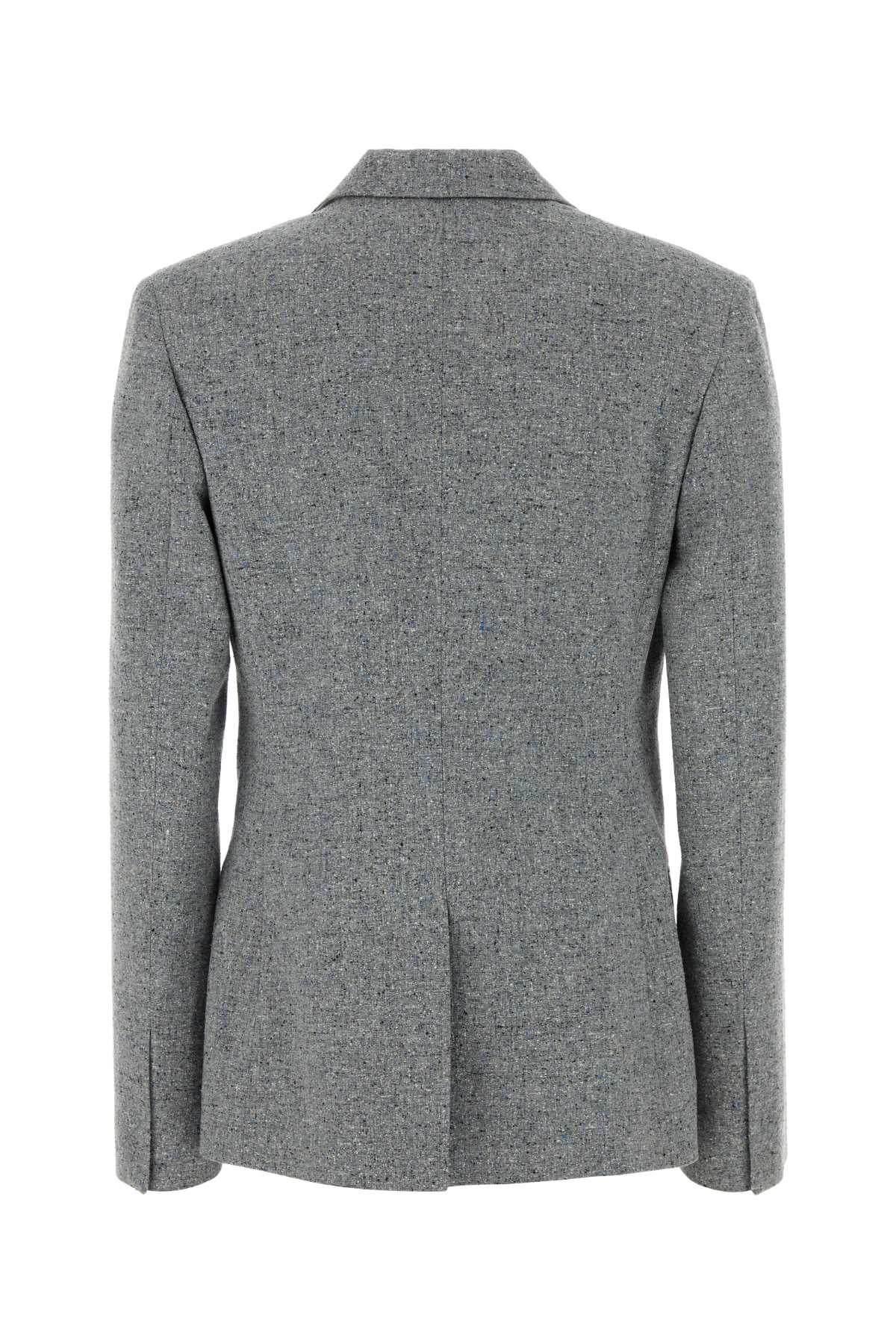 Melange grey silk blend blazer 261D051204141485 (MOSCHINO / ブレザー・ジャケット ) | MOSCHINO (モスキーノ)(1)