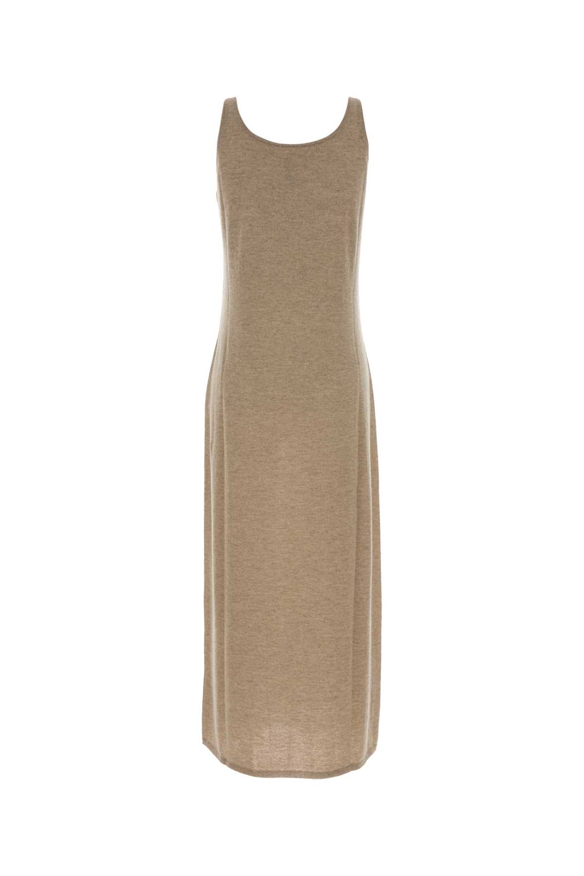 Beige cashmere Nareen dress 10717Y986DUN (The Row / ワンピース・ドレス・オールインワン ) | The Row (ザ・ロウ)(1)