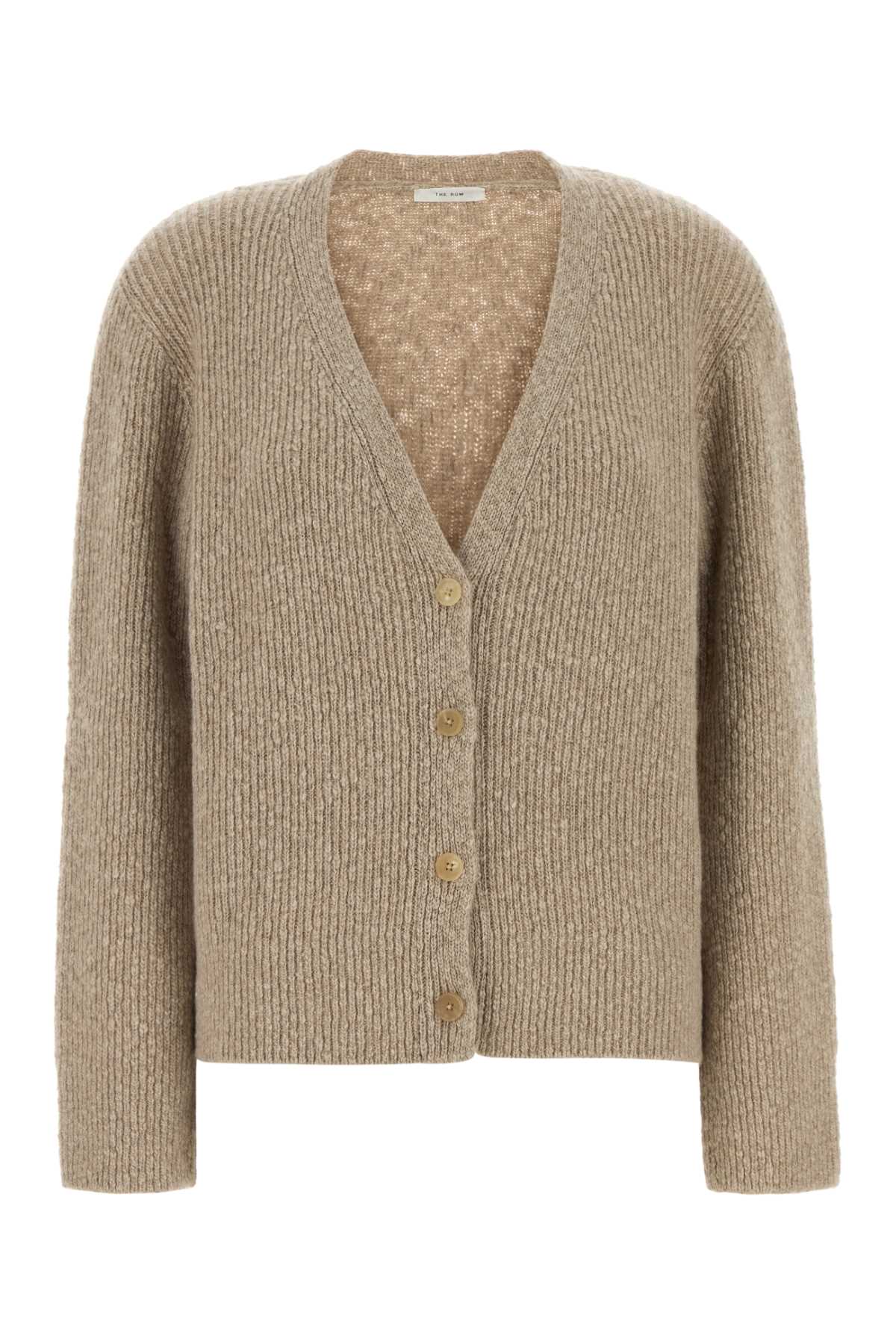 Beige cashmere Naroch cardigan 10677Y548DUN (The Row / ニット・セーター・カーディガン ) | The Row (ザ・ロウ)