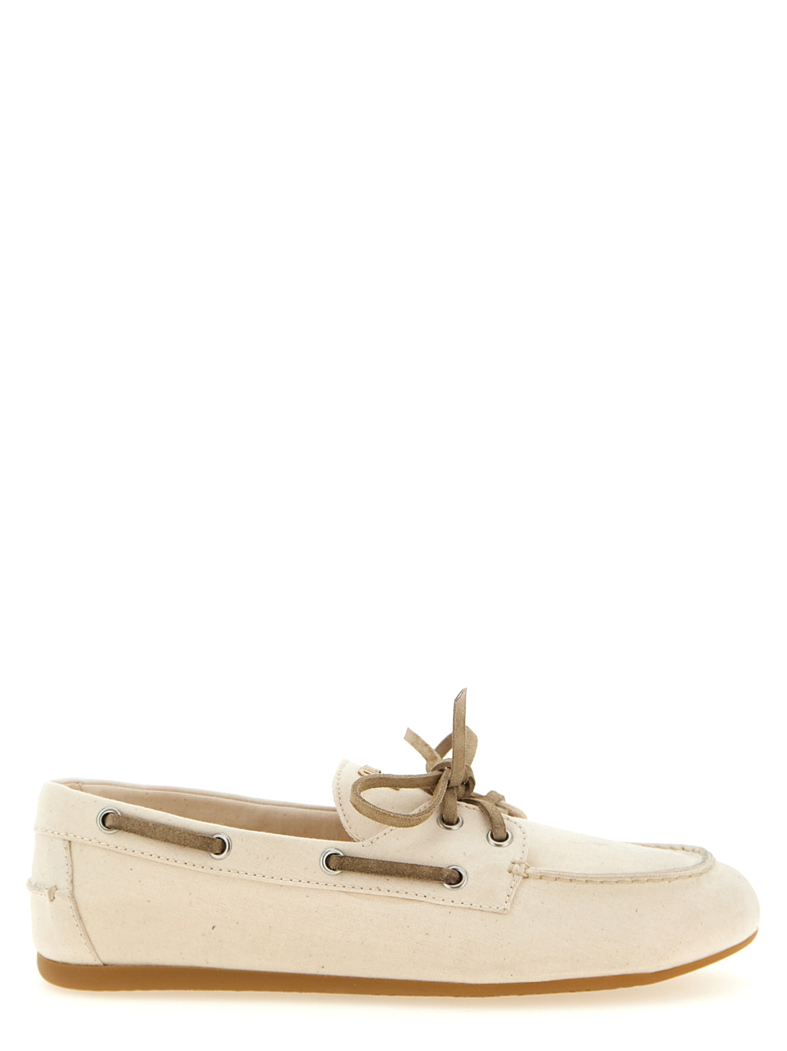 'Deck' boat shoe 5D687EF005BVCF0379 (MIU MIU / ローファー ) | MIU MIU (ミュウミュウ)