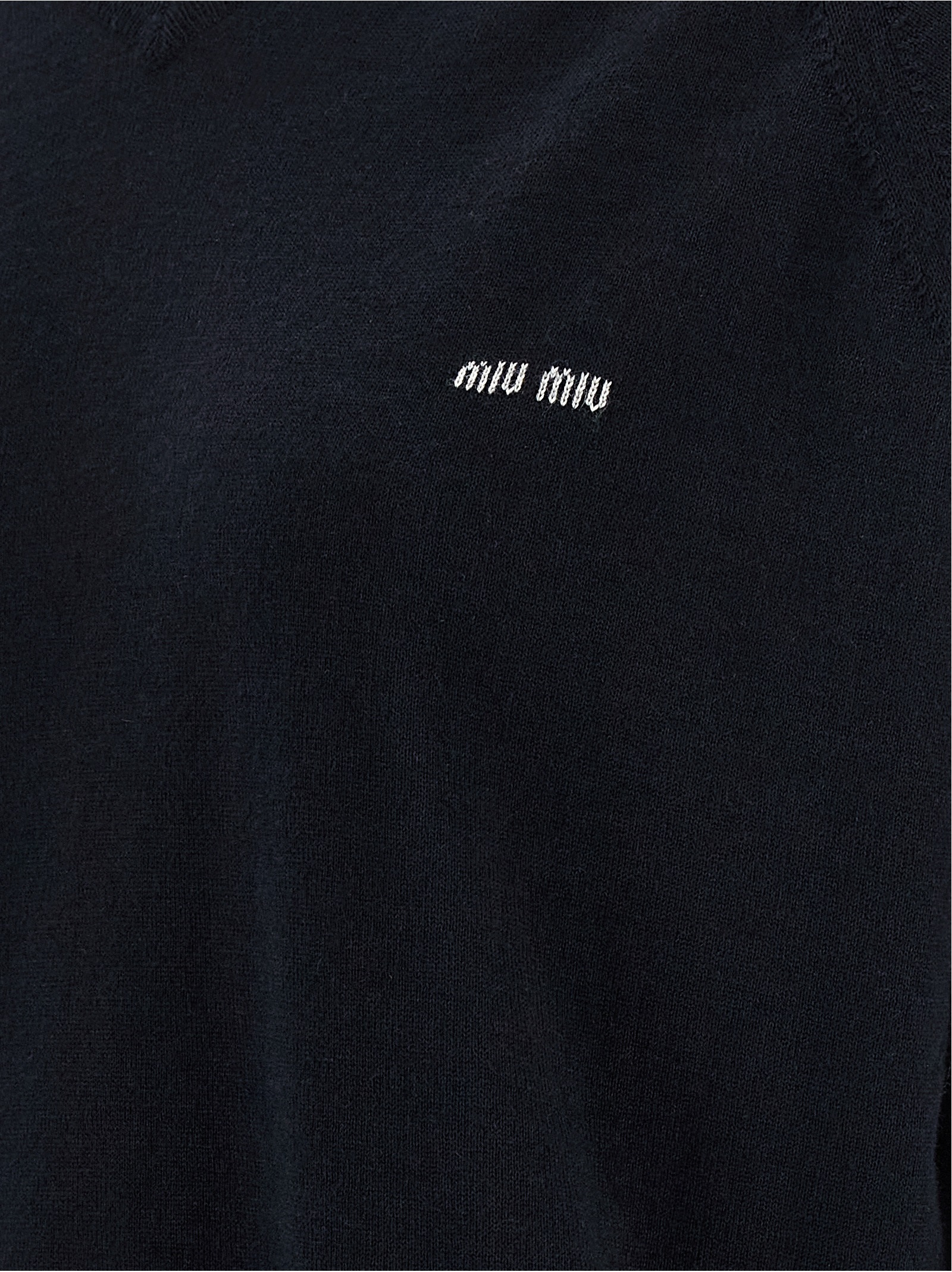 Logo intarsia sweater MML04VSOOO16WJF0H9Q (MIU MIU / ニット・セーター・カーディガン ) | MIU MIU (ミュウミュウ)(3)