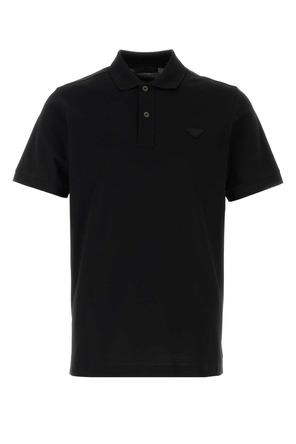 Black piquet polo shirt UJN444SWEO1867F0002 (Prada / ポロシャツ ) | Prada (プラダ)