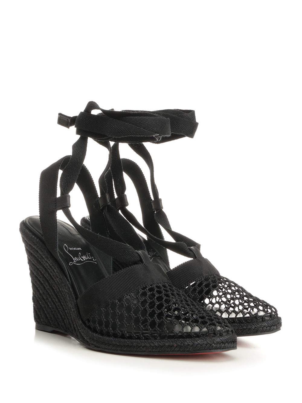 TOLEDA 85 MESH OVERSZD COT/CLF WAX/GG/LIN 1260566B439 (Christian Louboutin / サンダル ) | Christian Louboutin (クリスチャン ルブタン)(1)