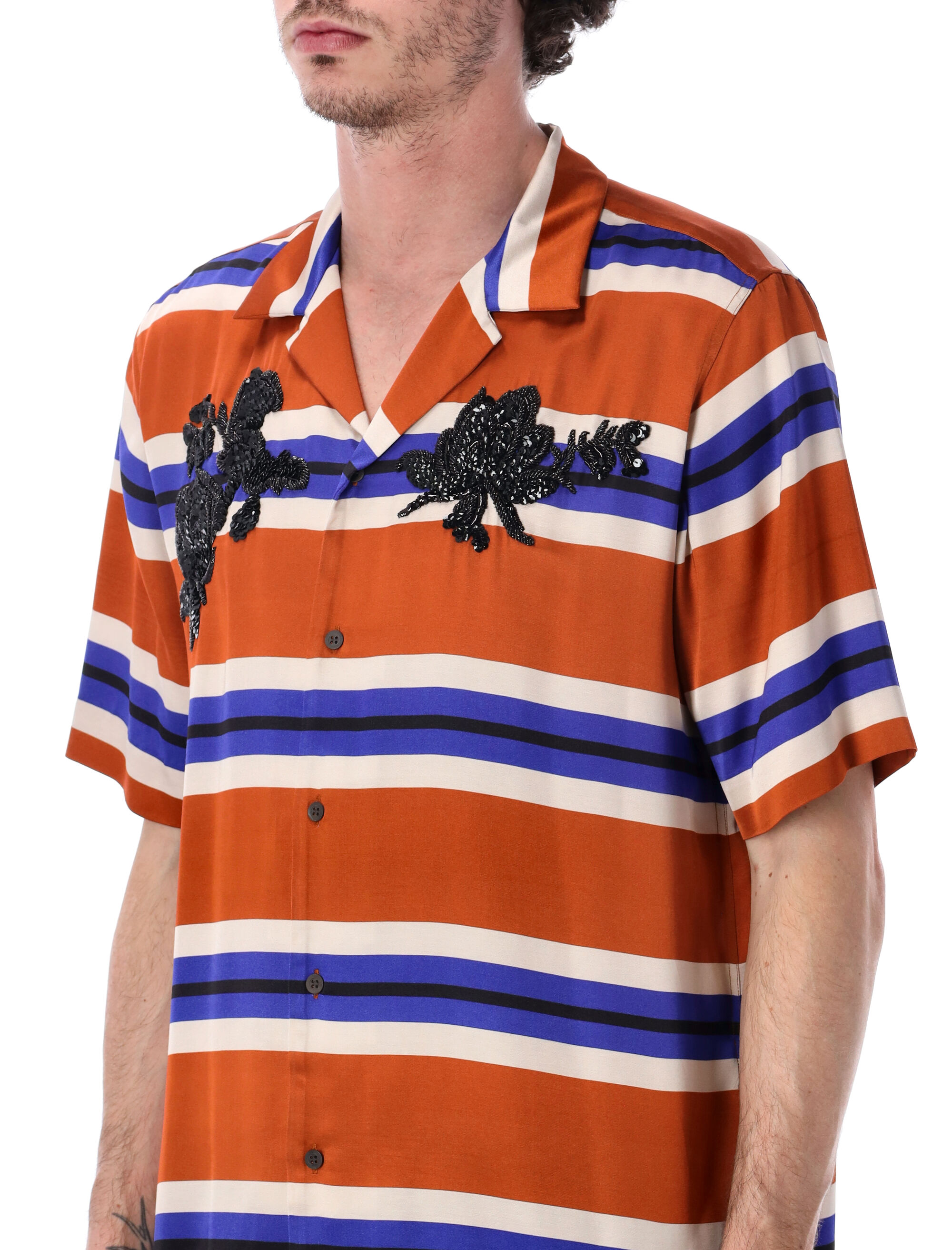 Dries Van Noten T-shirts and Polos Orange 0207443179353 (Dries Van Noten / シャツ・ブラウス ) | Dries Van Noten (ドリスヴァンノッテン)(2)
