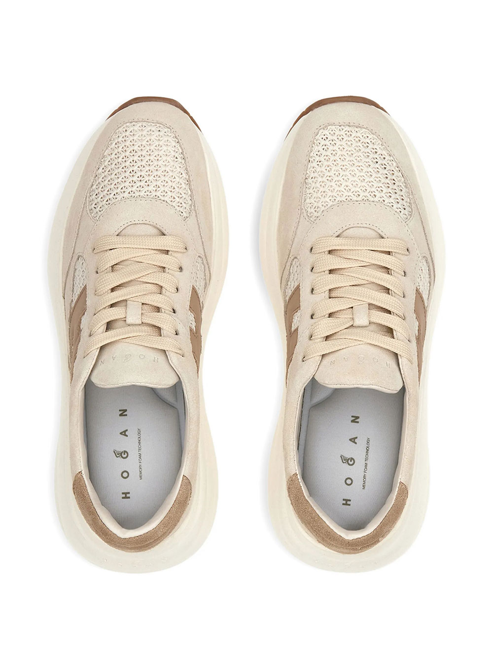 HOGAN MAXI I ACTIVE SUEDE AND CROCHET FABRIC SNEAKERS HXW6960GA60UZV0RVY (HOGAN / スニーカー ) | HOGAN (ホーガン)(3)