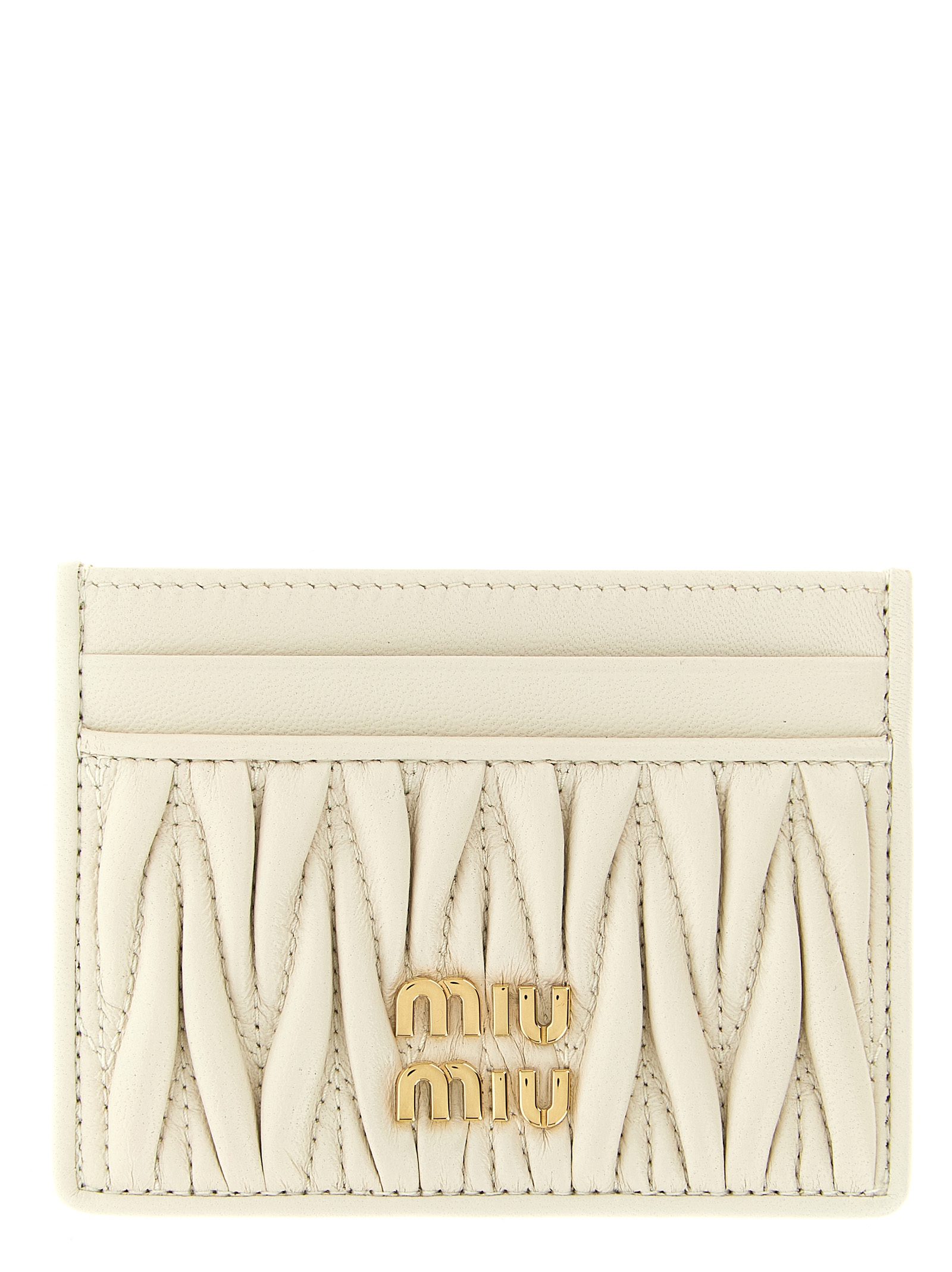 Matelassé nappa cardholder 5MC076AFPPF0009 (MIU MIU / 財布・カードケース ) | MIU MIU (ミュウミュウ)