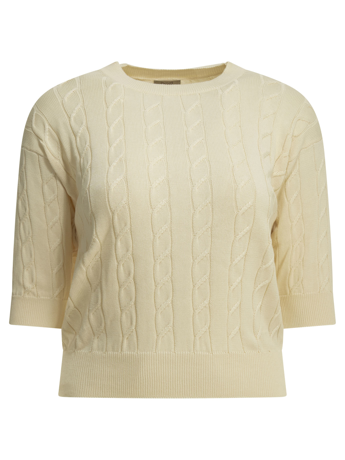 'Almeria' crew-neck sweater ALMERIACALCE (Rakki / ニット・セーター・カーディガン ) | Rakki (ラッキ)
