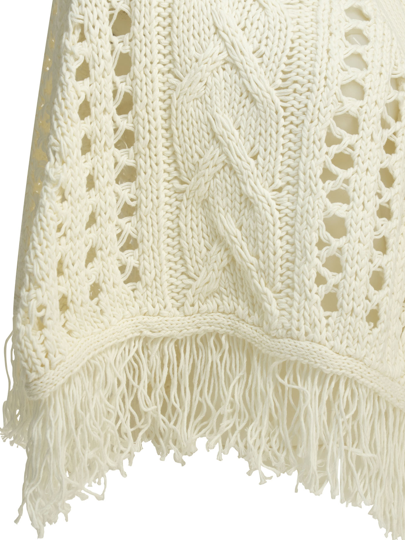 Perforated cotton cape CARLYBIANCO (Rakki / ニット・セーター・カーディガン ) | Rakki (ラッキ)(3)