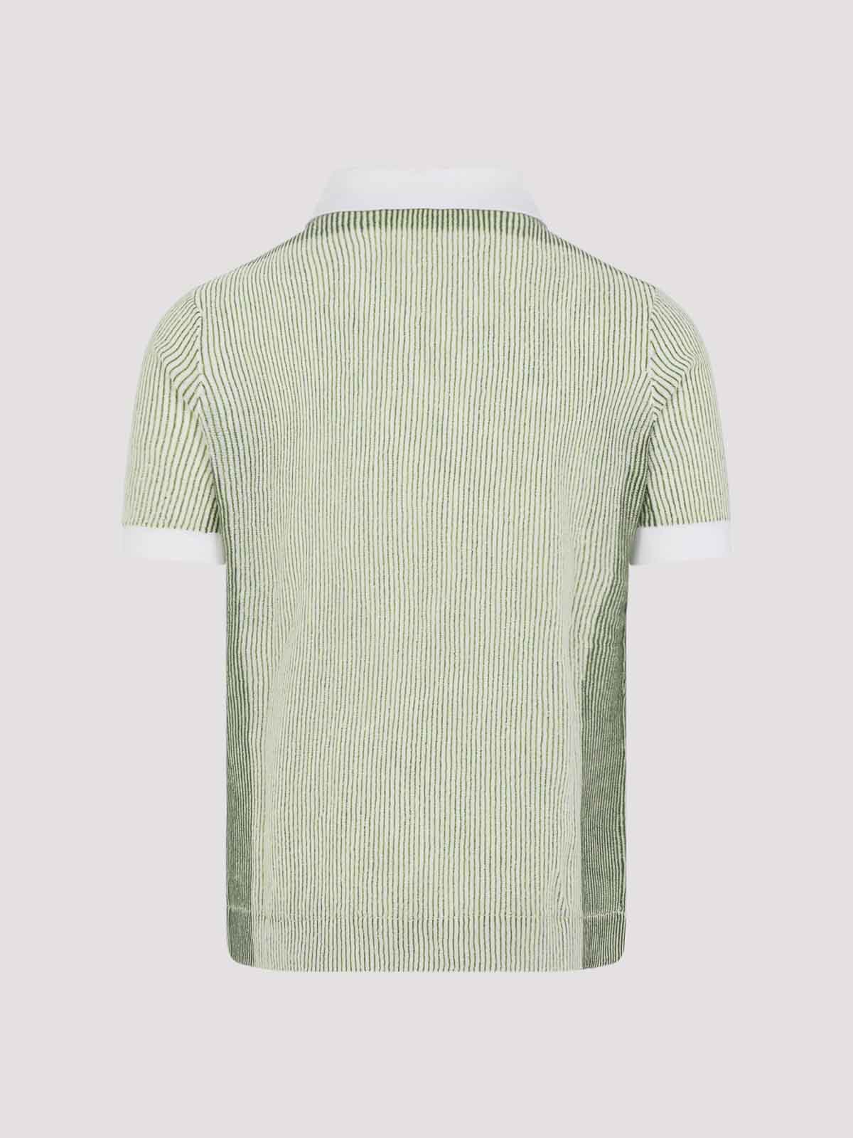 Vertical Stripe Polo Shirt MSS26KW134701 (Casablanca / ポロシャツ ) | Casablanca (カサブランカ)(1)