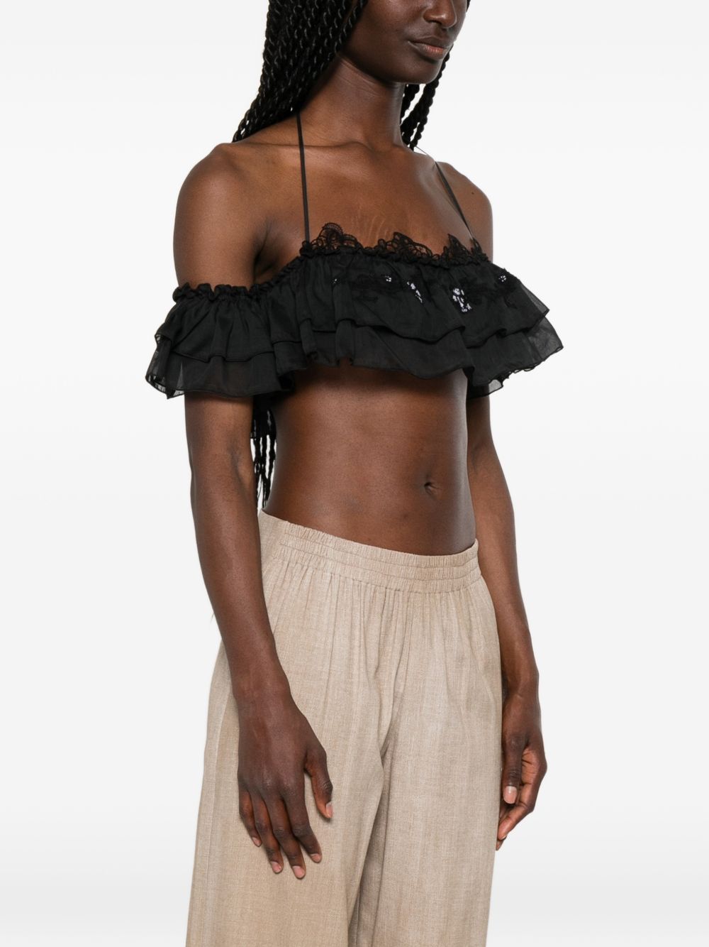 Ermanno Scervino Top D484L610XYRR4820 (ERMANNO SCERVINO / タンクトップ・キャミソール ) | ERMANNO SCERVINO (エルマンノ シェルヴィーノ)(1)