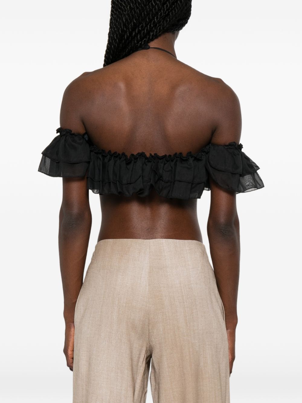 Ermanno Scervino Top D484L610XYRR4820 (ERMANNO SCERVINO / タンクトップ・キャミソール ) | ERMANNO SCERVINO (エルマンノ シェルヴィーノ)(2)