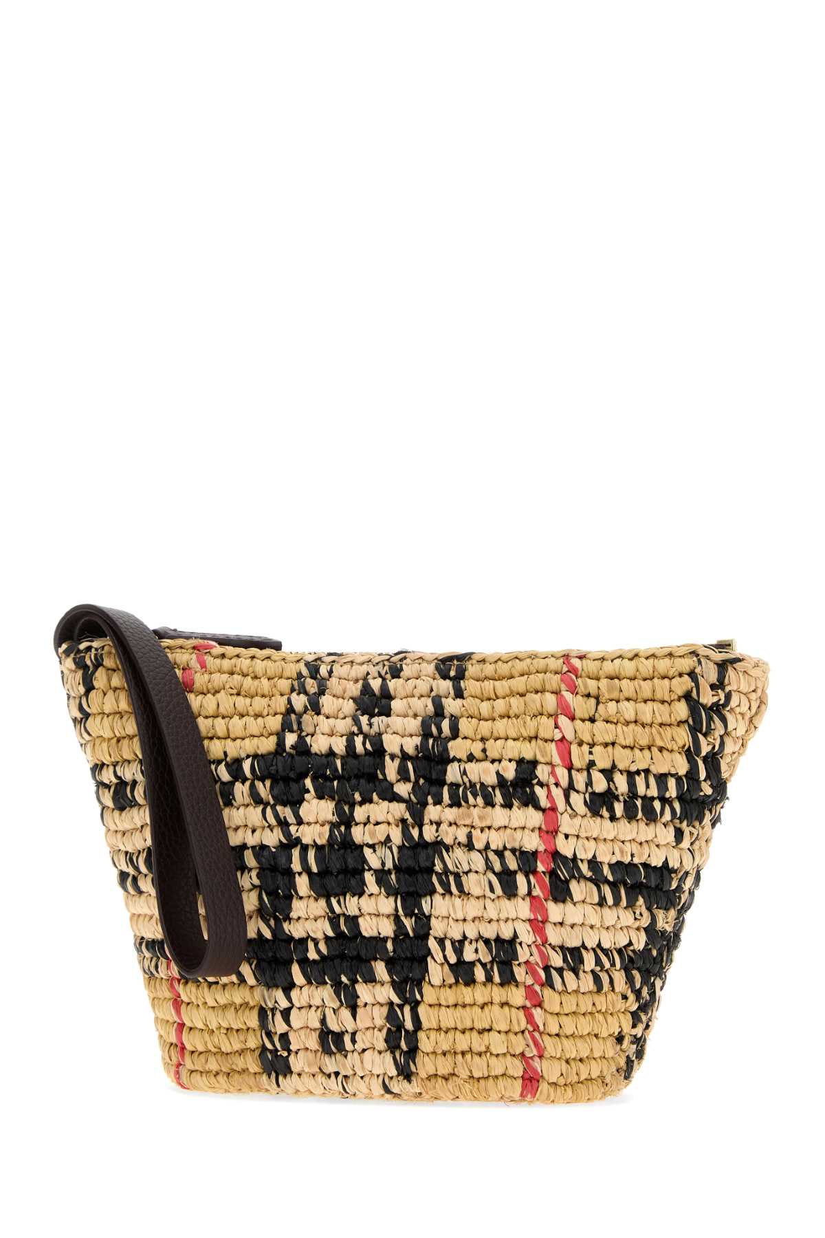 Embroidered raffia beauty case 8124539A2021 (Burberry / クラッチバッグ・ポーチ ) | Burberry (バーバリー)(1)