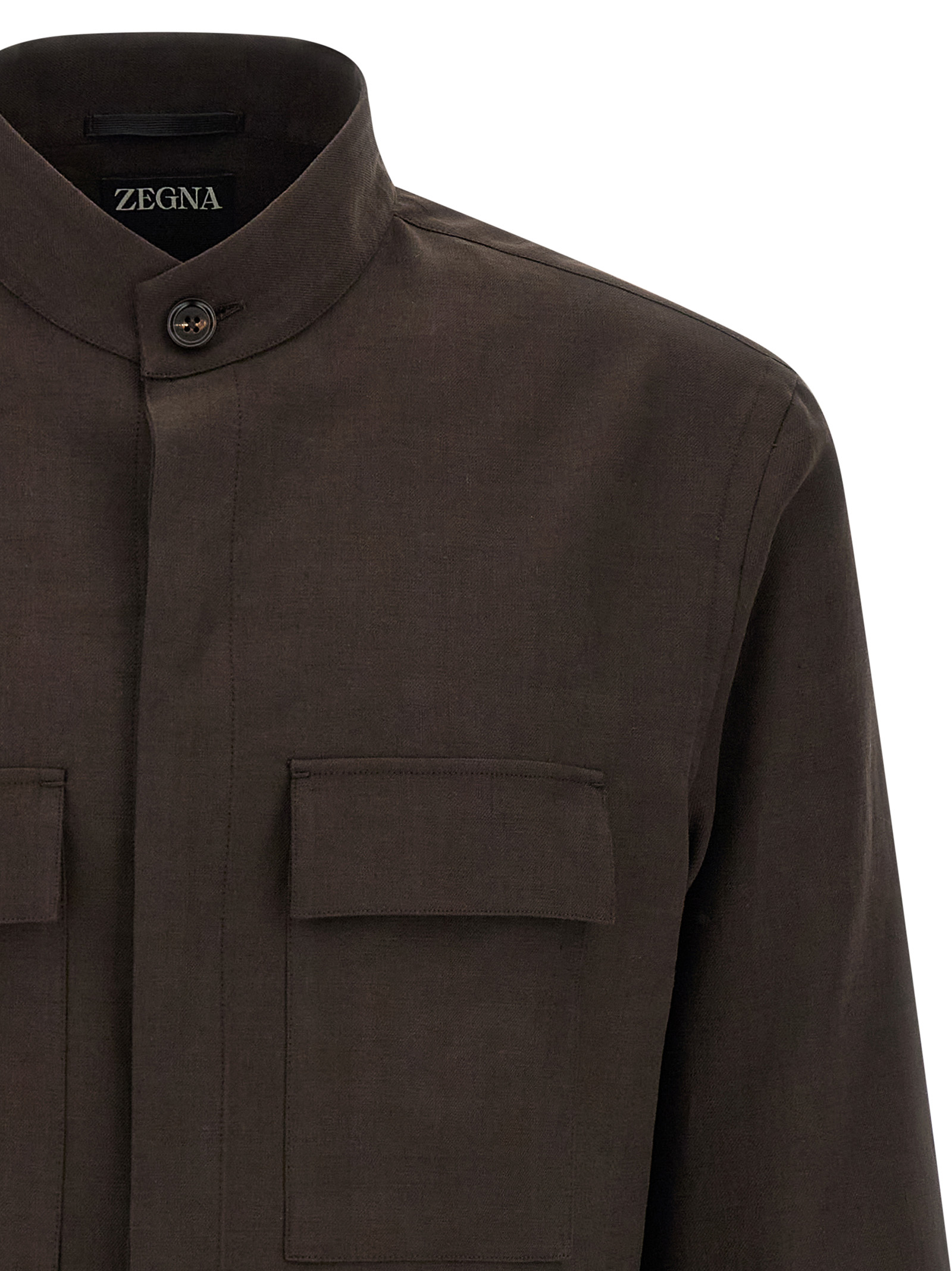 'Oasi lino' overshirt UHV71A3SOT54202 (ZEGNA / シャツ・ブラウス ) | ZEGNA (ゼニア)(2)