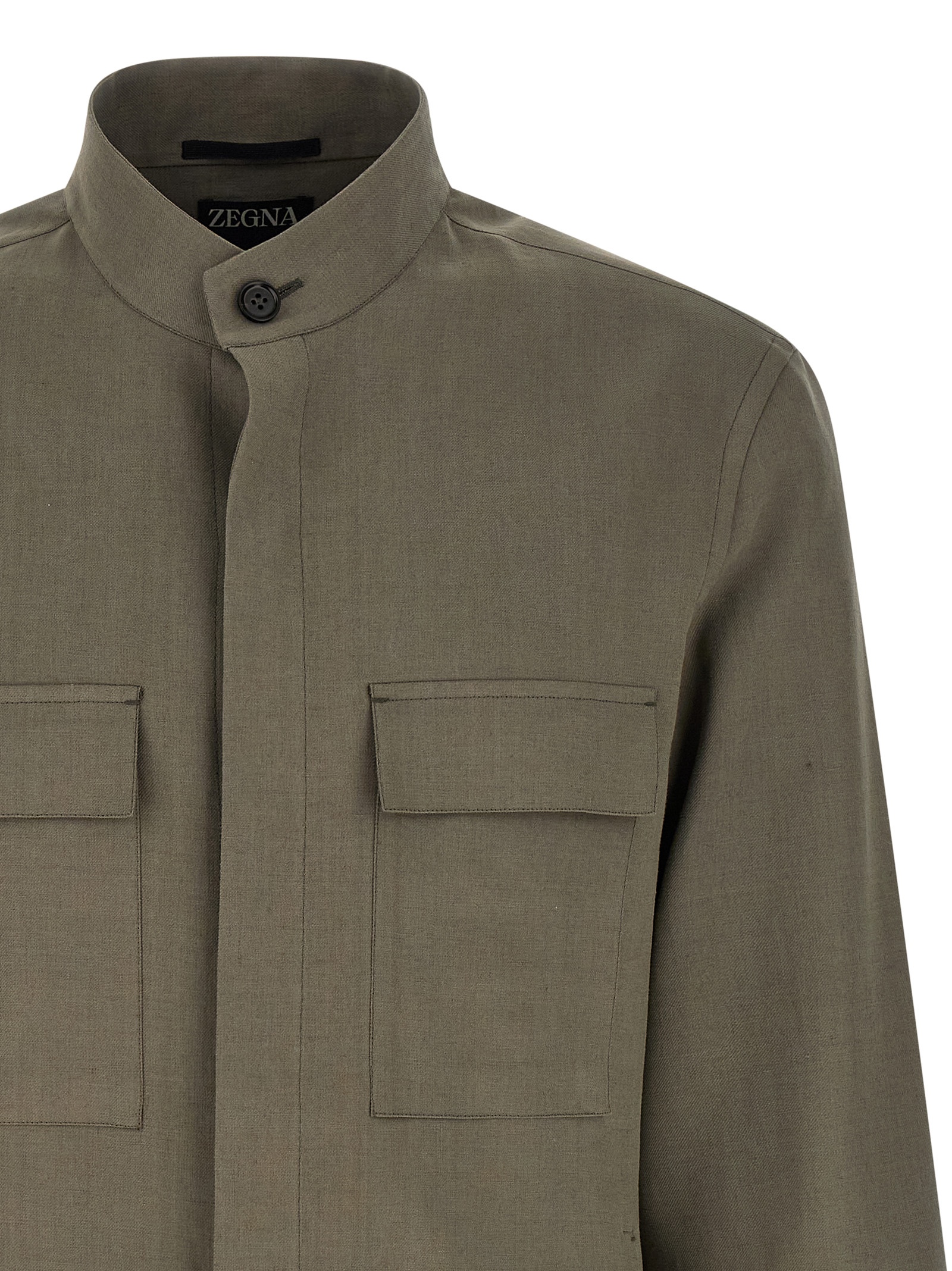 'Oasi lino' overshirt UHV71A3SOT54252 (ZEGNA / シャツ・ブラウス ) | ZEGNA (ゼニア)(2)