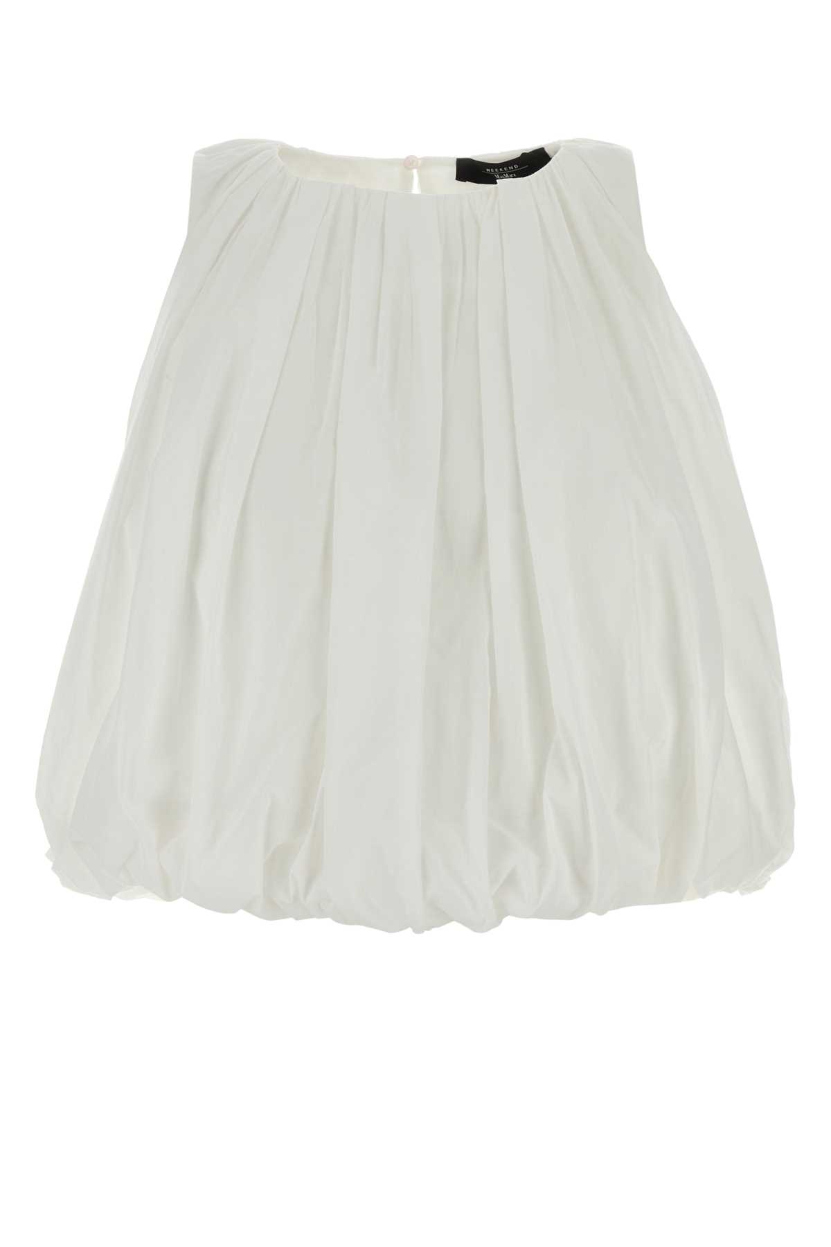 White cotton Angel top 2615161023600001 (Weekend Max Mara / スカート ) | Weekend Max Mara (ウィークエンド マックスマーラ)