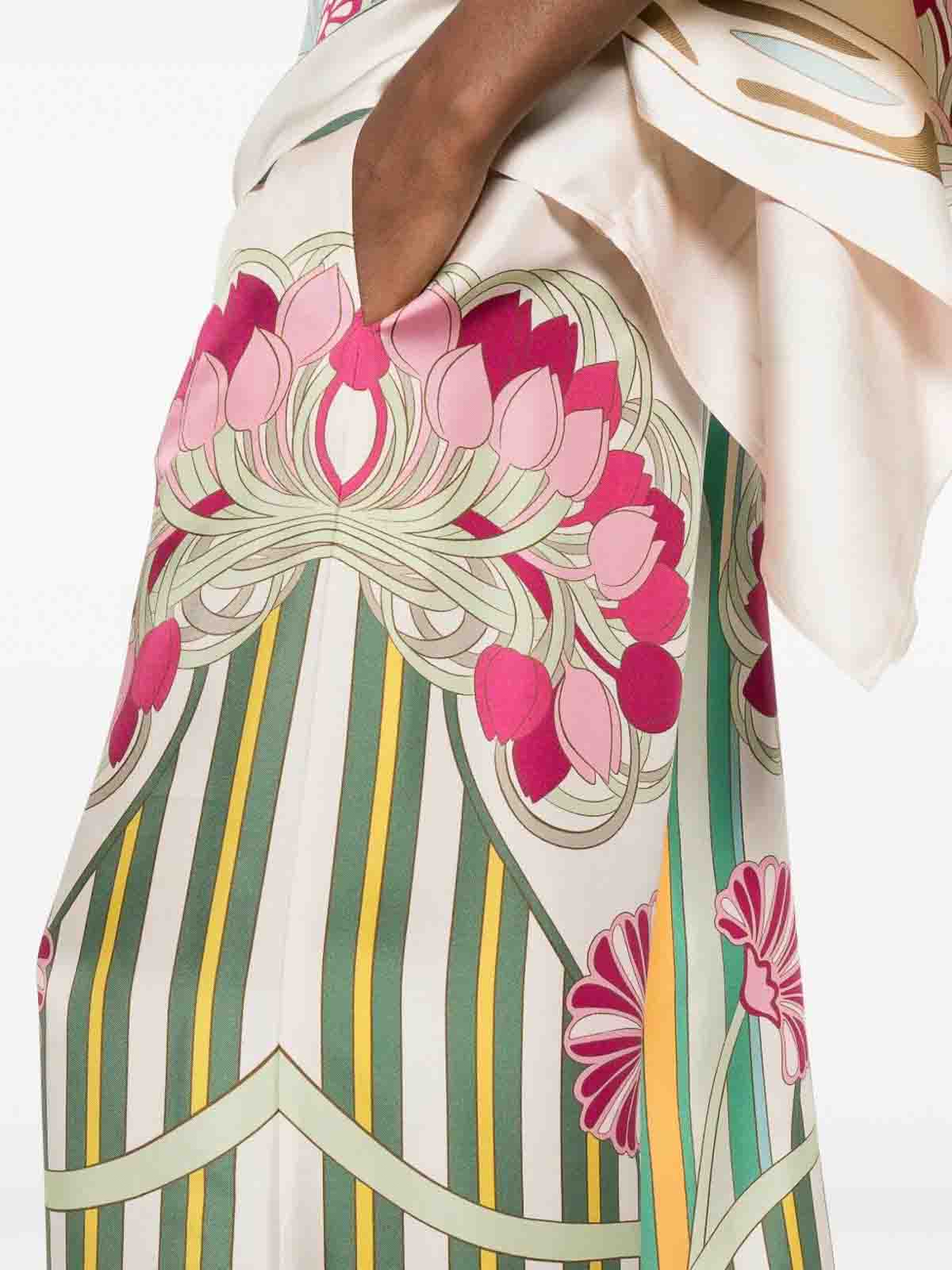 Palazzo Pants TRO0026SIL001TUL07GR02 (La DoubleJ / パンツ ) | La DoubleJ (ラダブルジェイ)(2)