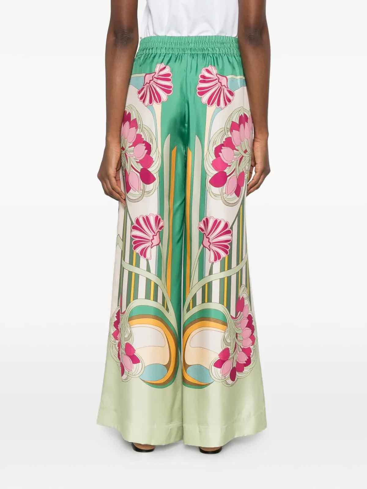 Palazzo Pants TRO0026SIL001TUL07GR02 (La DoubleJ / パンツ ) | La DoubleJ (ラダブルジェイ)(4)