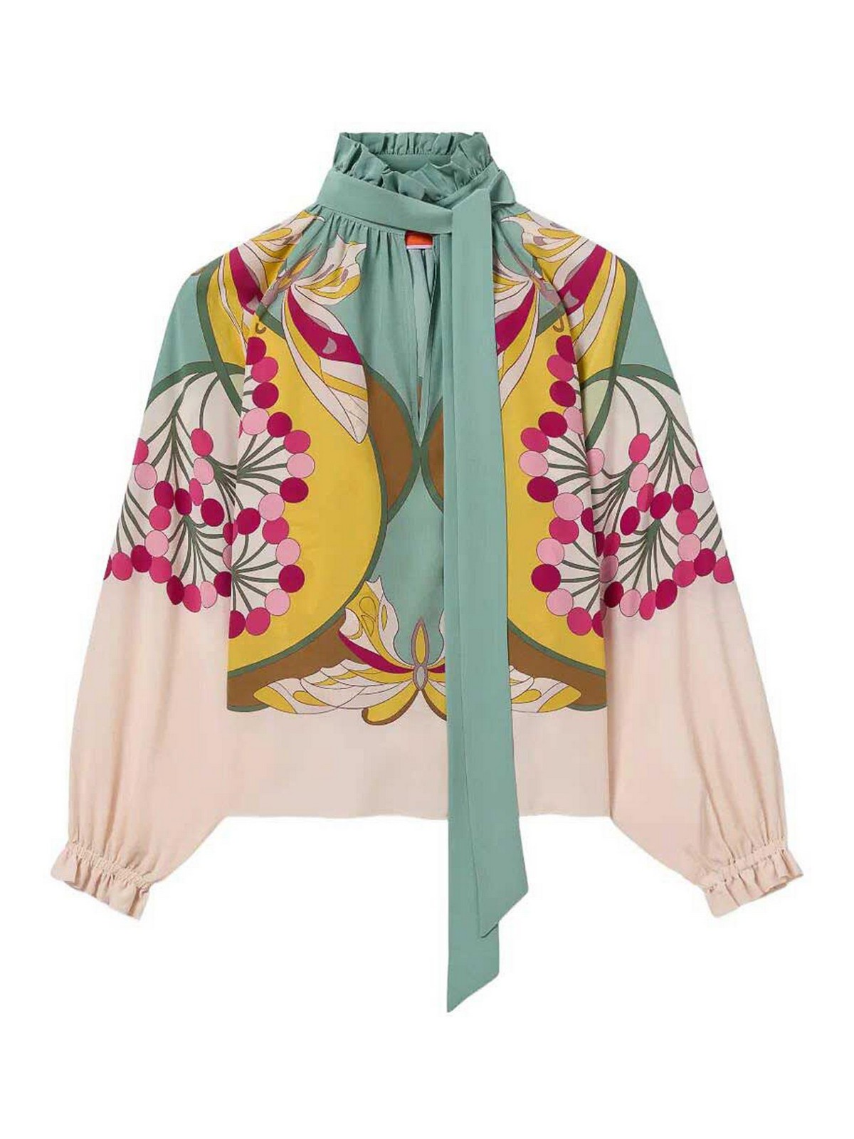 `Cerere` Blouse SHI0086CRE002FLO08PI03 (La DoubleJ / シャツ・ブラウス ) | La DoubleJ (ラダブルジェイ)