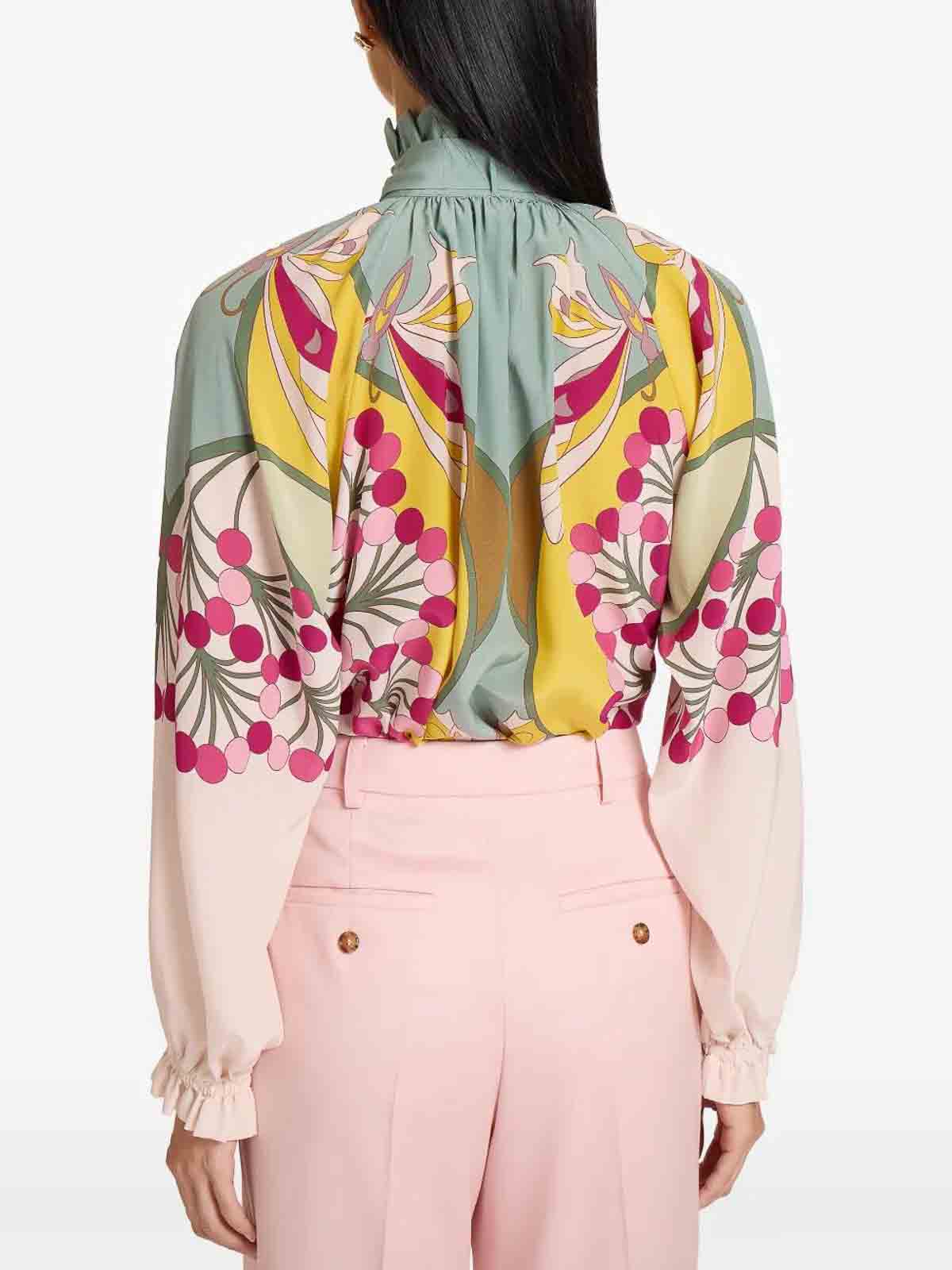 `Cerere` Blouse SHI0086CRE002FLO08PI03 (La DoubleJ / シャツ・ブラウス ) | La DoubleJ (ラダブルジェイ)(4)