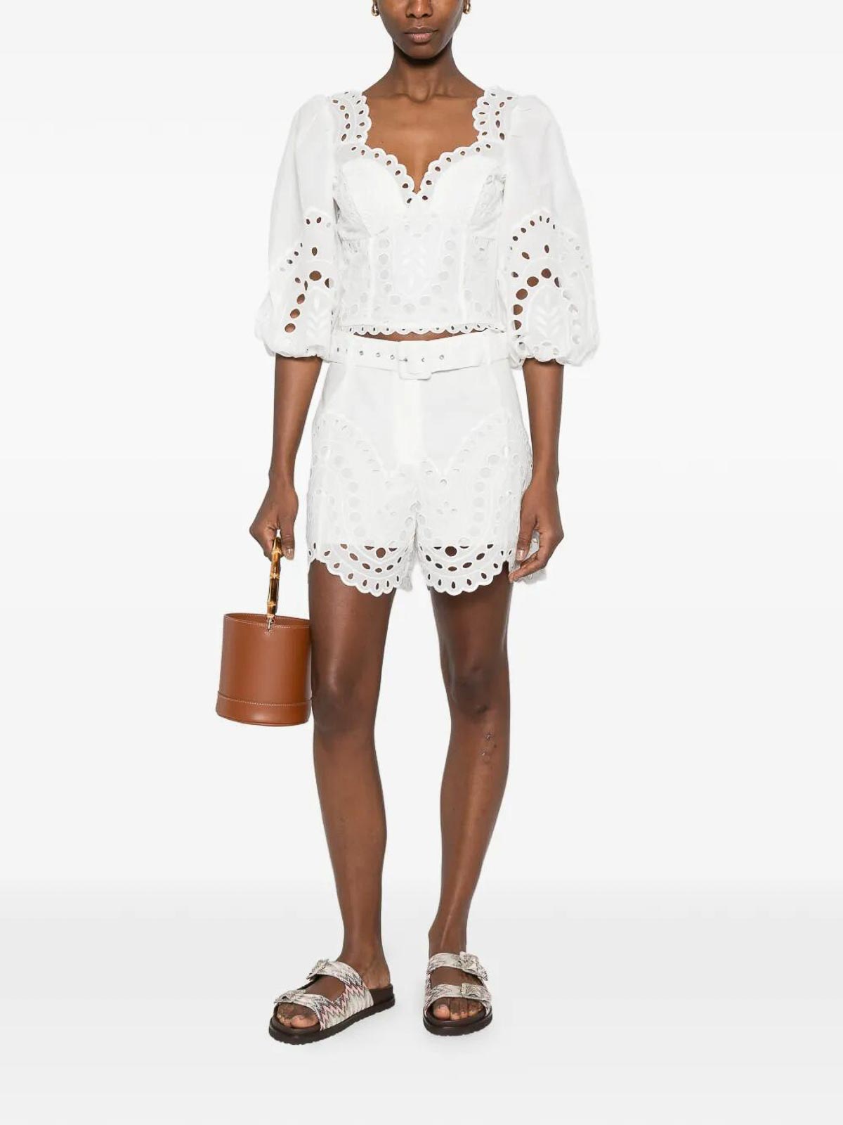 `Dune` Shorts 263500WHITE (CHARO RUIZ IBIZA / ショートパンツ ) | CHARO RUIZ IBIZA (チャロ ルイス イビサ)(1)