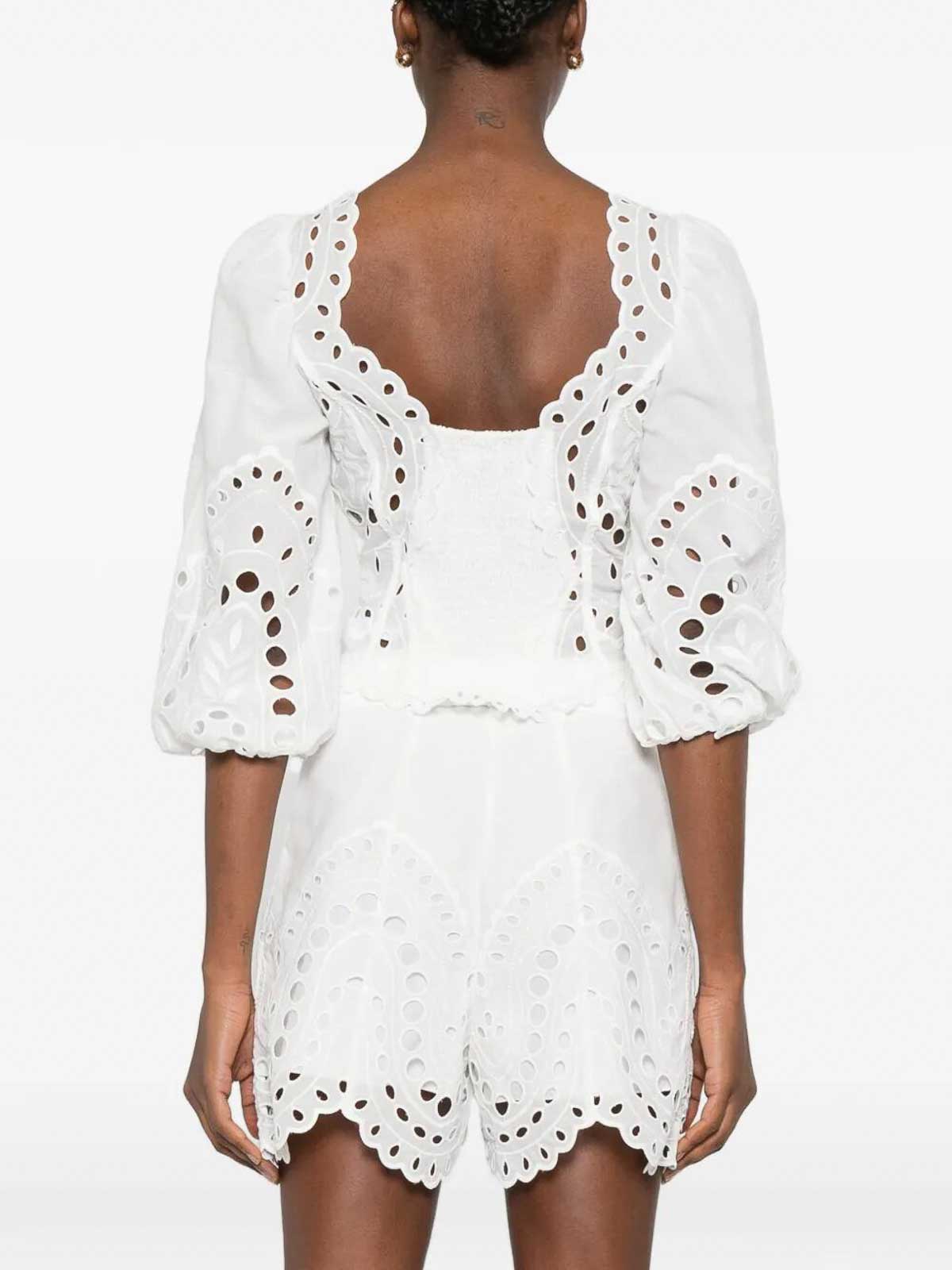 `Bass` Top 263103WHITE (CHARO RUIZ IBIZA / シャツ・ブラウス ) | CHARO RUIZ IBIZA (チャロ ルイス イビサ)(2)