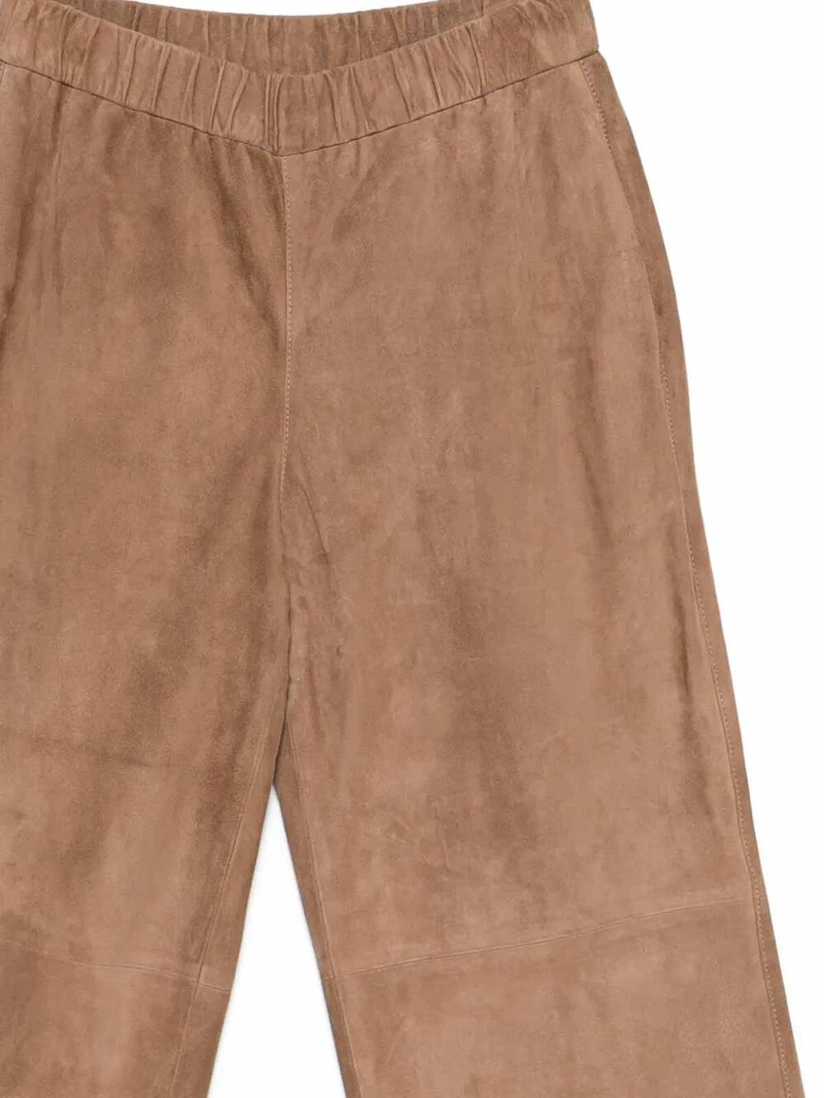 Suede Pants 26PM707L43TOPAZIO (manzoni24 / パンツ ) | manzoni24 (マンツォーニ24)(2)