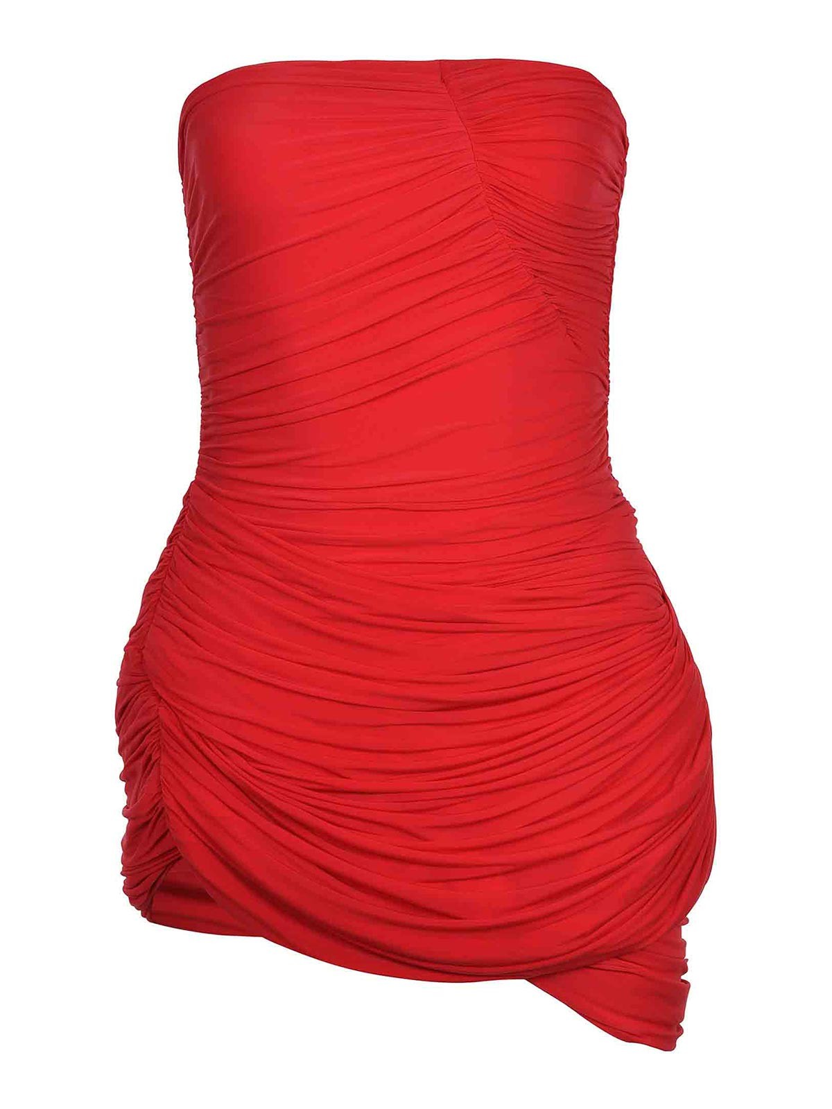 Magda Butrym Dress Made Of Cupro Blend 181925RED (MAGDA BUTRYM / ワンピース・ドレス・オールインワン ) | MAGDA BUTRYM (マグダブトリム)