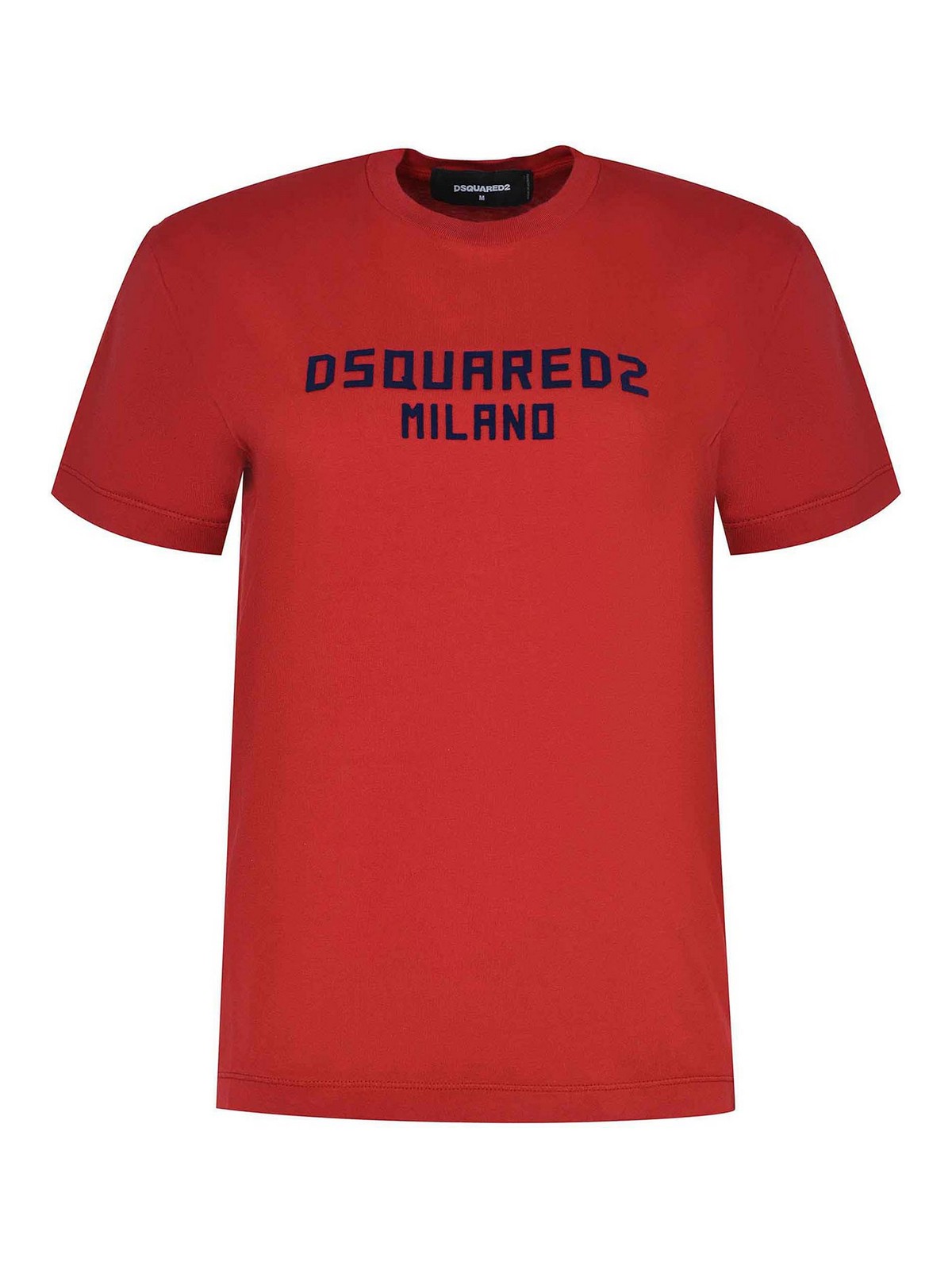 T-Shirt Made Of Red Cotton S75GD0471D20020972 (Dsquared2 / Tシャツ・カットソー ) | Dsquared2 (ディースクエアード)